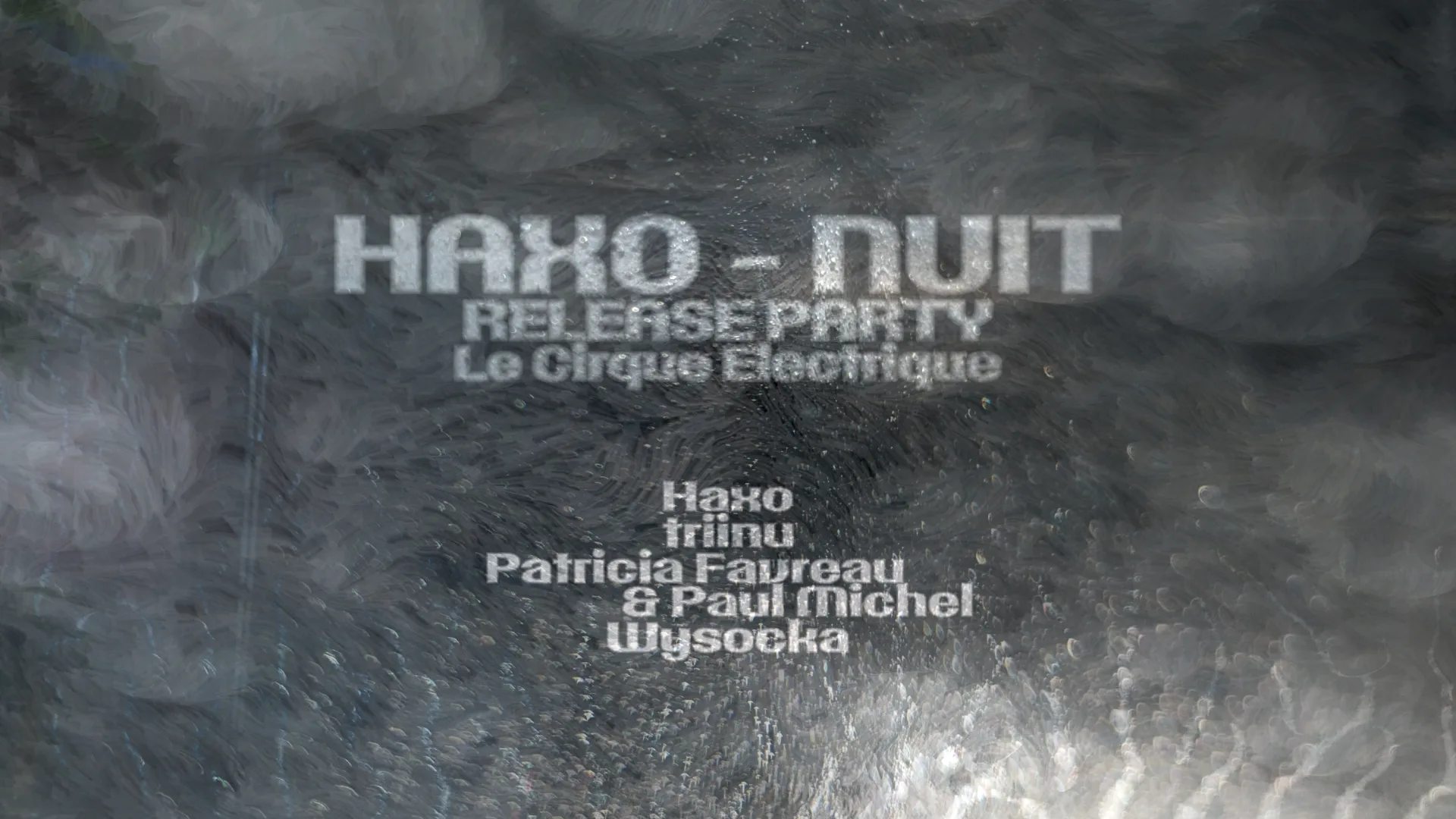 Haxo Release: Haxo + Triinu + Wysocka + Favreau & Michel Cover