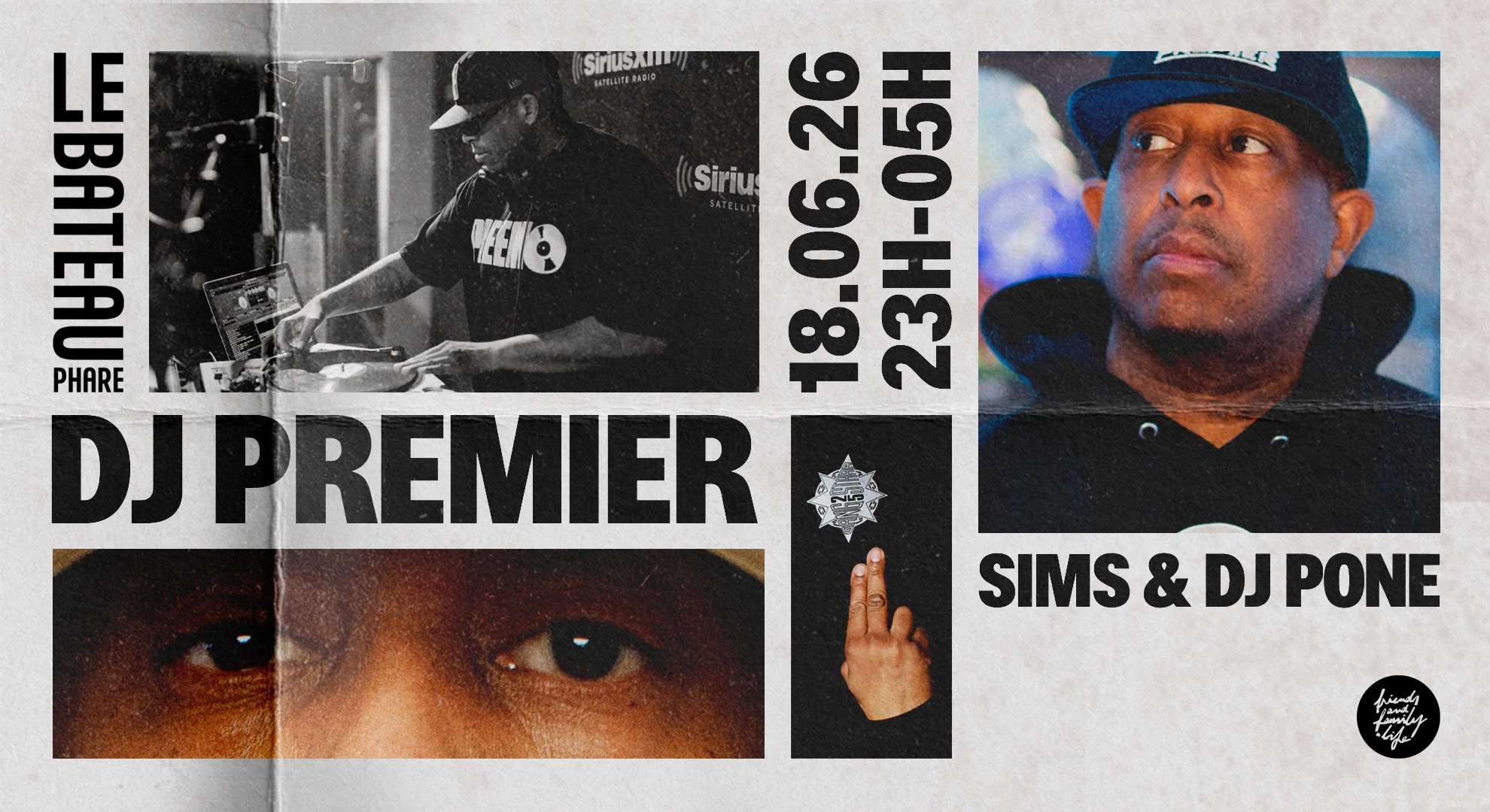 Dj Premier Au Bateau Phare + Dj Pone & Sims Cover