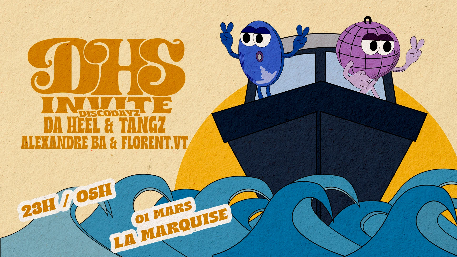 Dhs Invite Discodayz À La Marquise Cover
