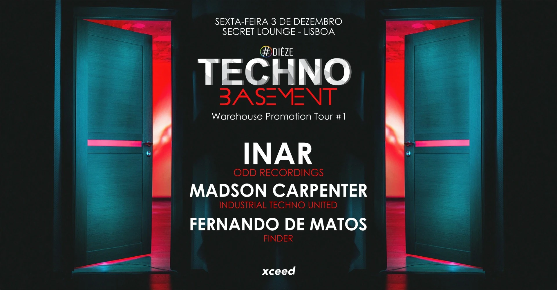 Warehouse Techno Addicted Party Promo Tour #1 Cover