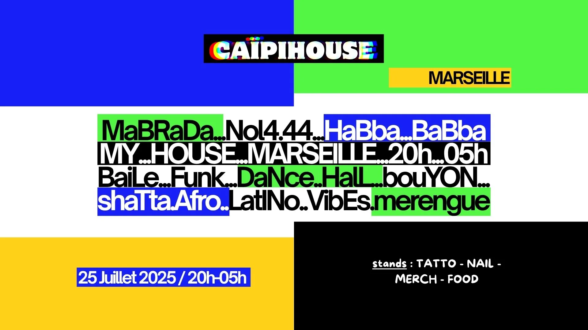 Caipihouse Marseille : Mabrada, Nol4.44, Habba Babba Cover