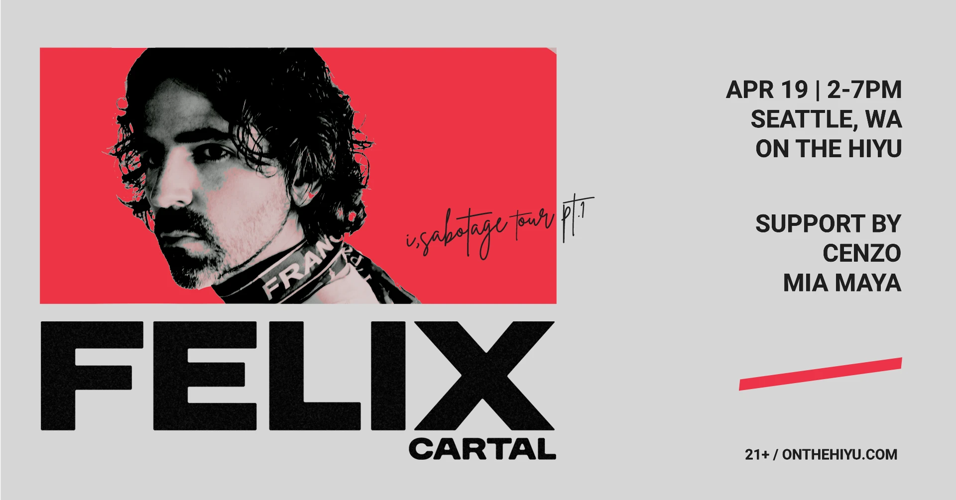 Felix Cartal — On The Hiyu Cover