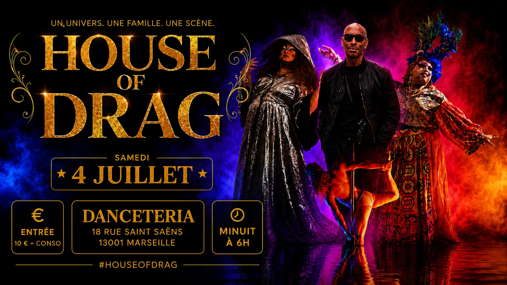 House Of Drag: Karl J. + Drag Show Mimi Push-Up + Guest Cover