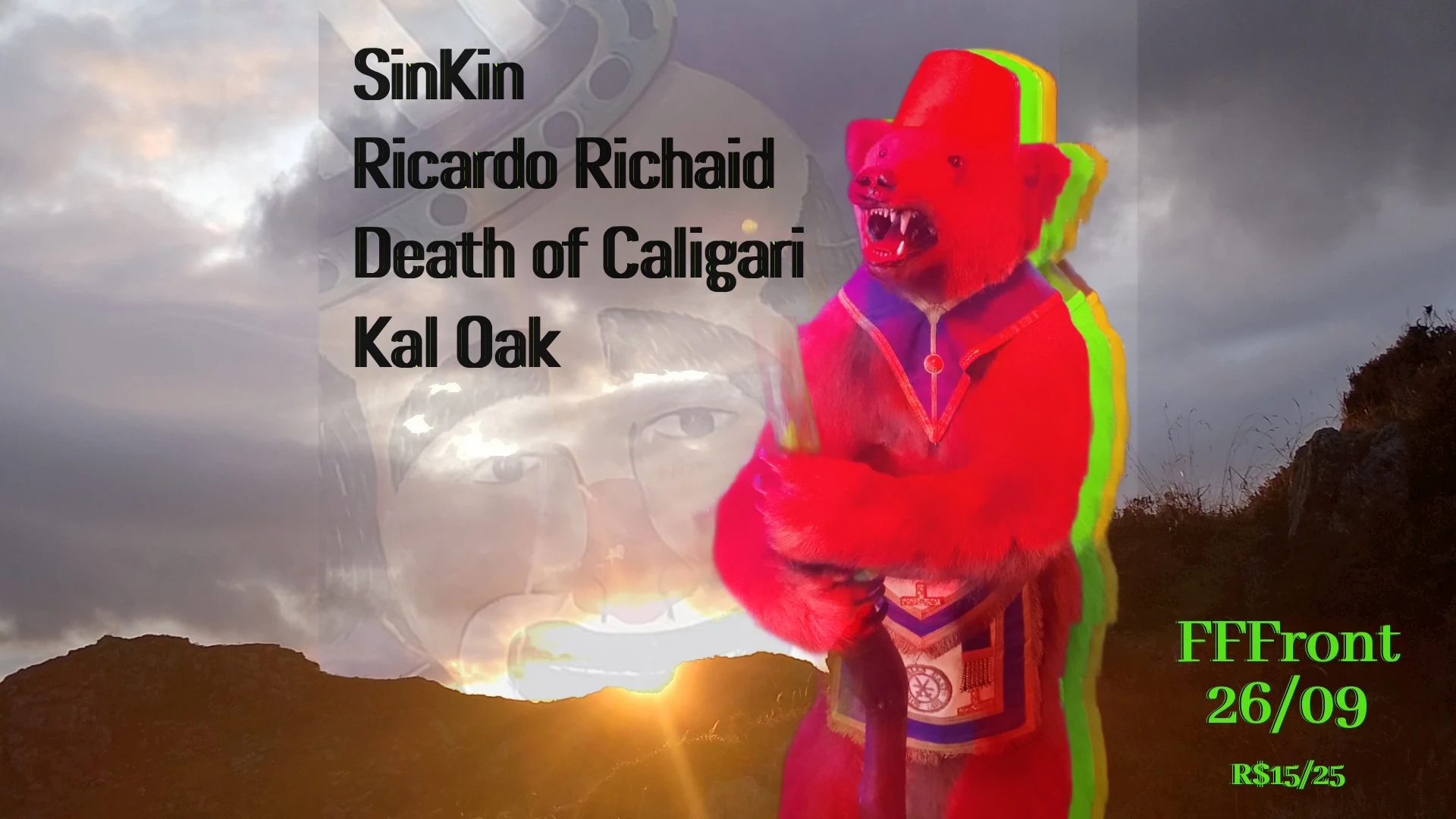 Sinkin // Ricardo Richaid // Death Of Caligari // Kal Oak Cover