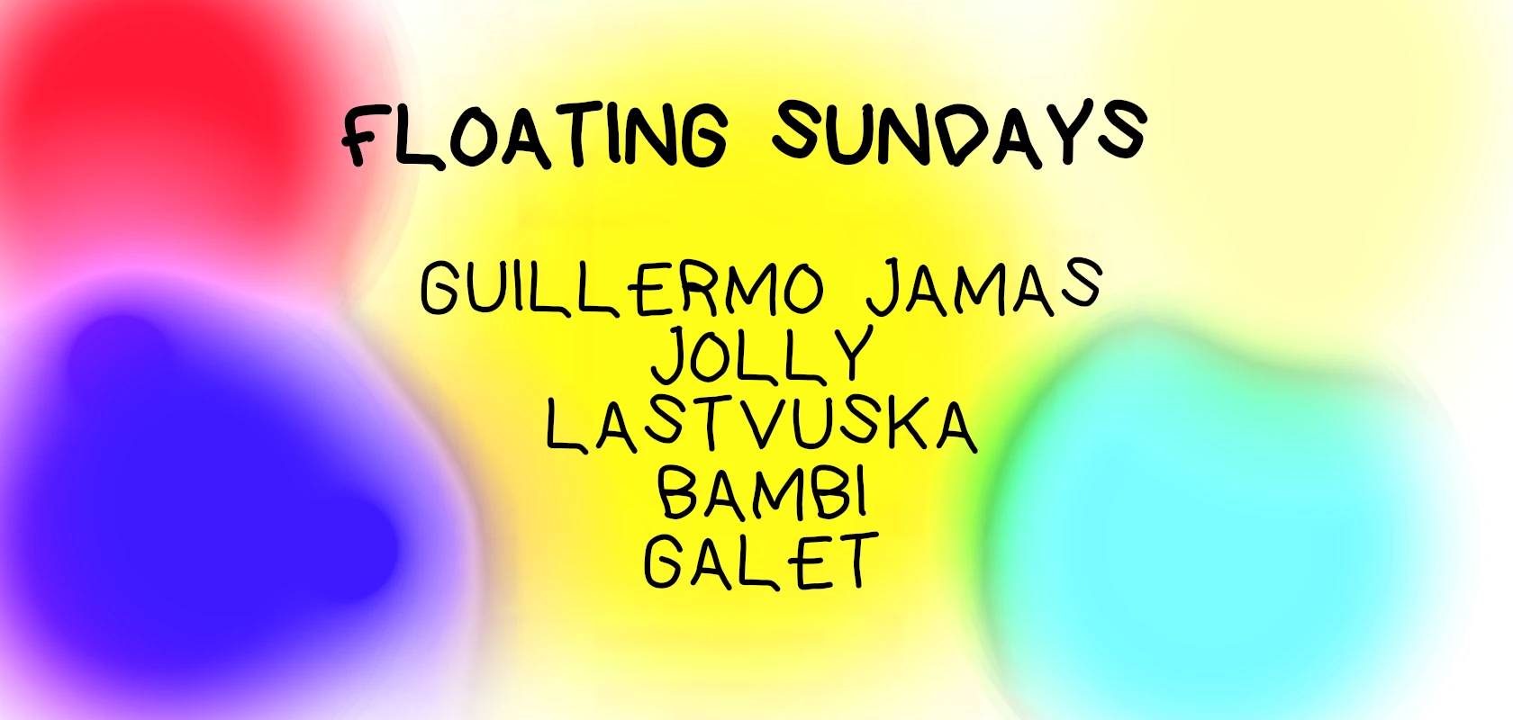 Floating Sundays W. Guillermo Jamas, Jolly, Lastvuska, Bambi, Galet Cover