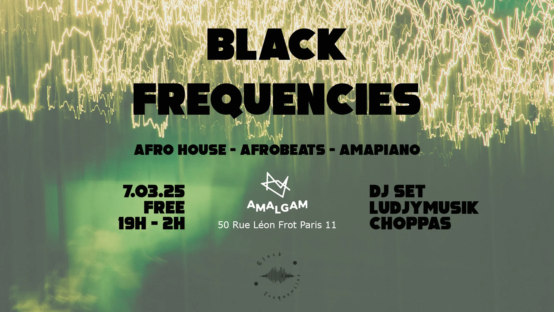 Black Frequencies @ Amalgam Cover
