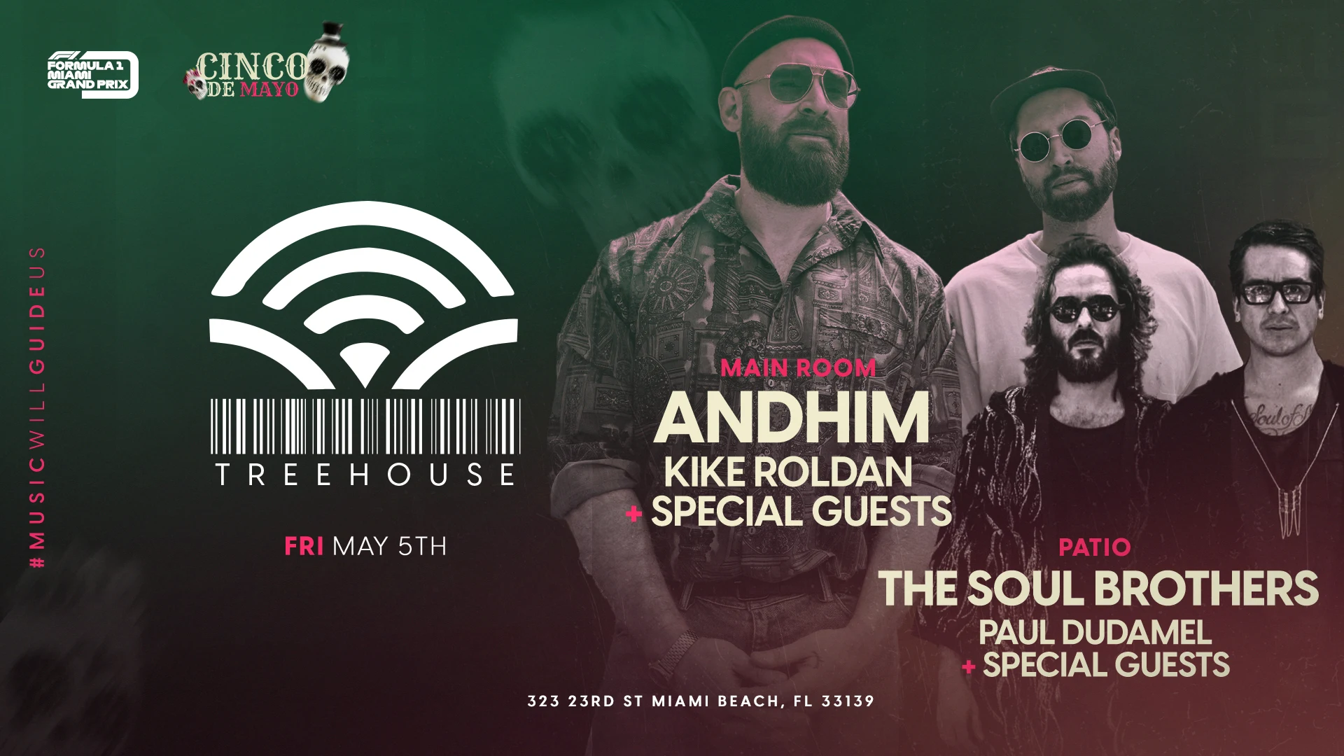 Cinco De Mayo: Andhim + The Soul Brothers + Special Guests Cover
