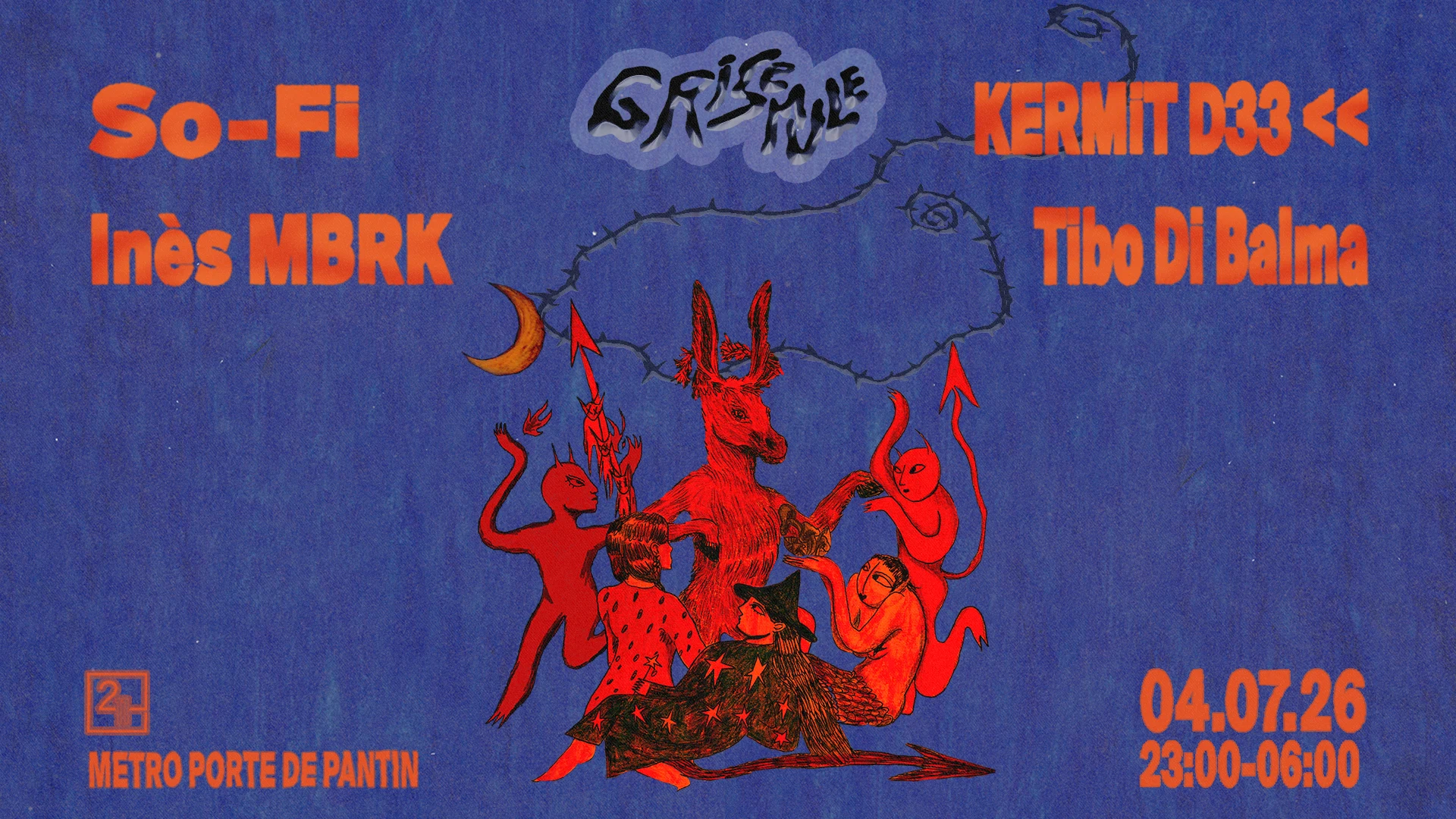 Grisemule: So-Fi, Ines Mbrk, Kermit D33, Tibo DI Balma Cover