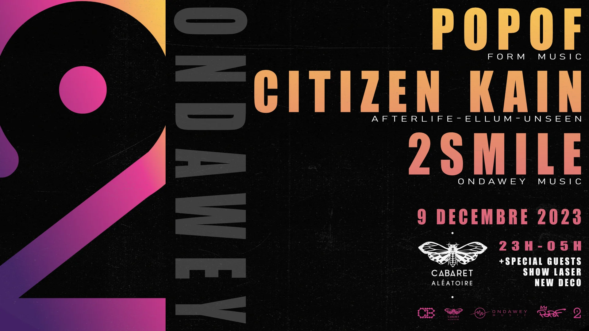 09/12 | Popof, Citizen Kain & 2smile // #Cb X Ondawey Music Cover