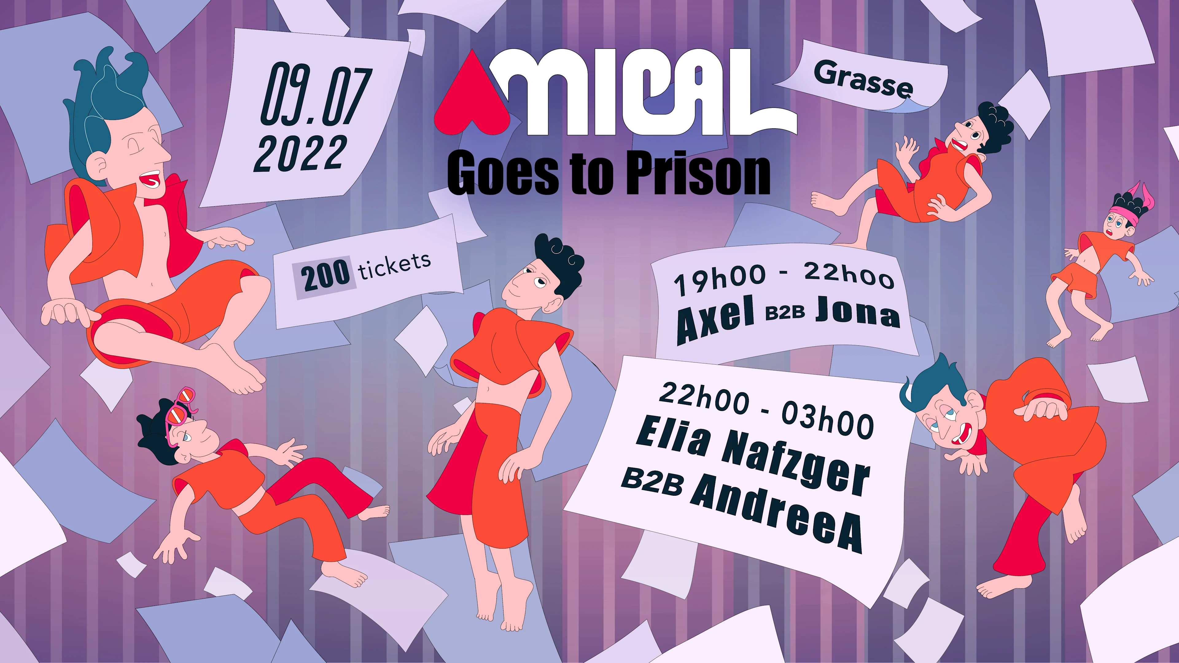 Amical Crowd Goes To Prison - Opening Party Cover