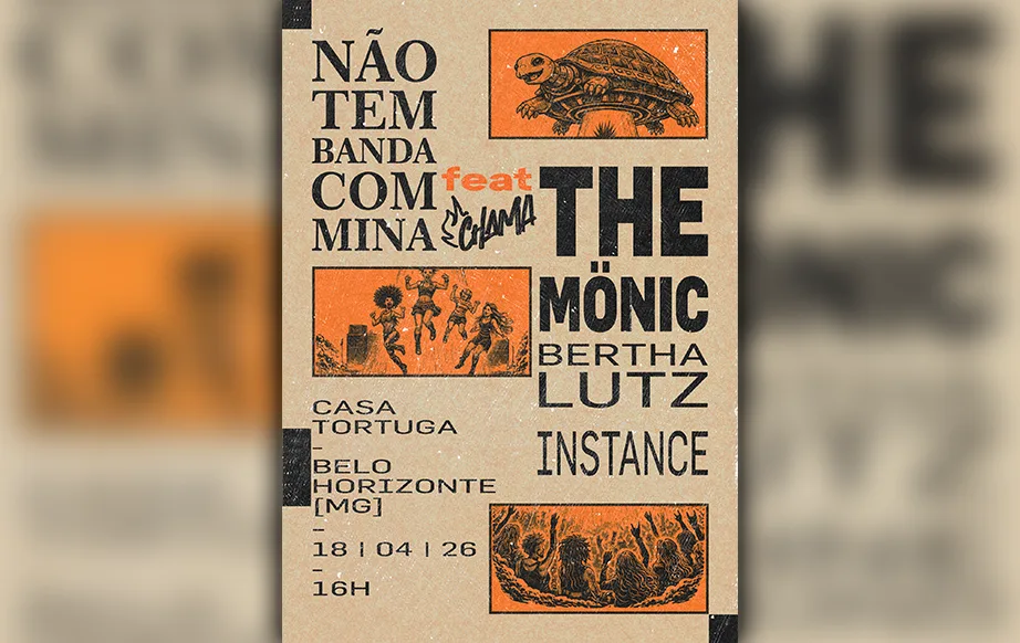 The Mönic, Bertha Lutz E Instance - Não Tem Banda Com Mina Cover