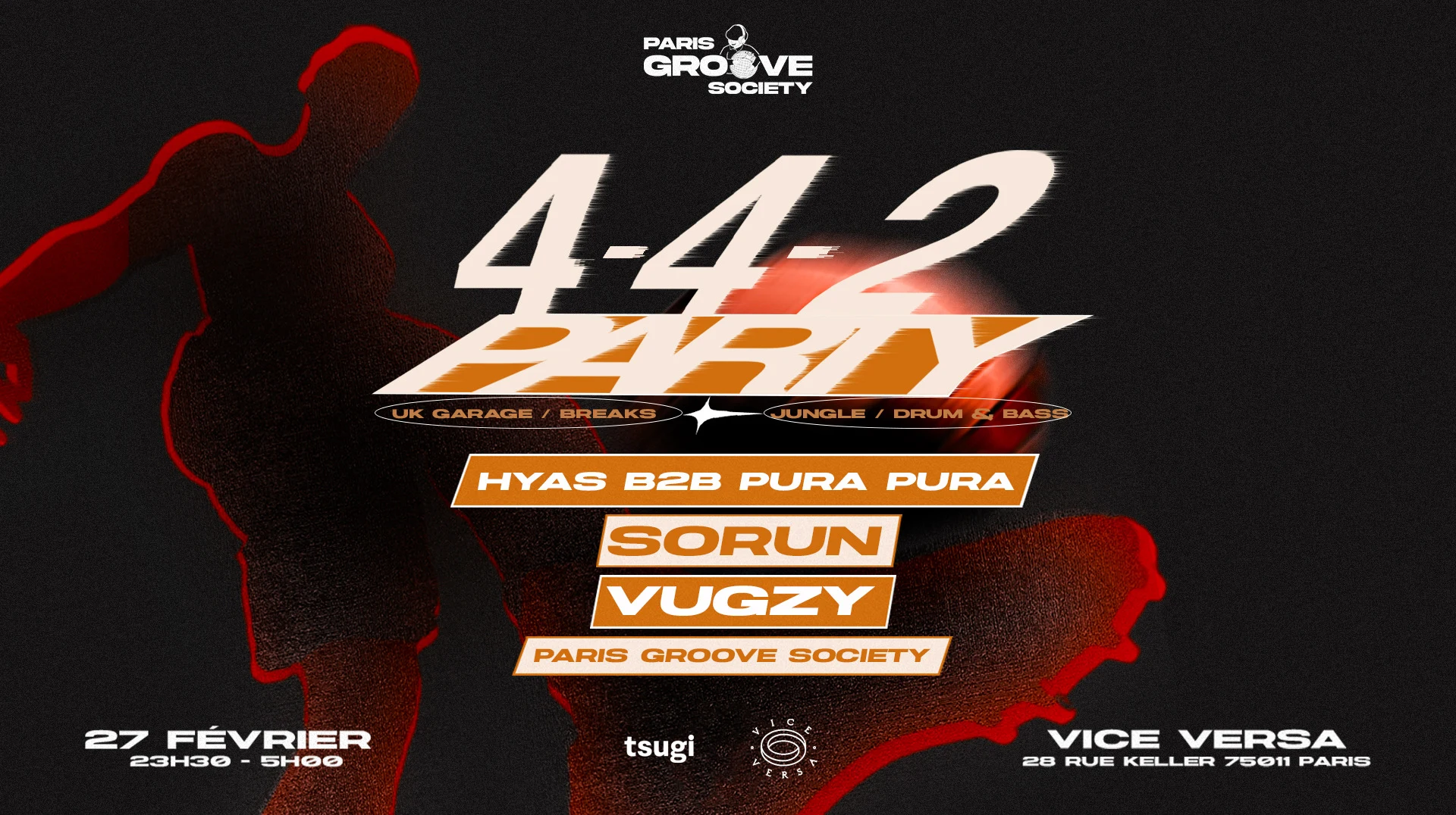4-4-2 Party #3 – Au Vice Versa Paris Cover