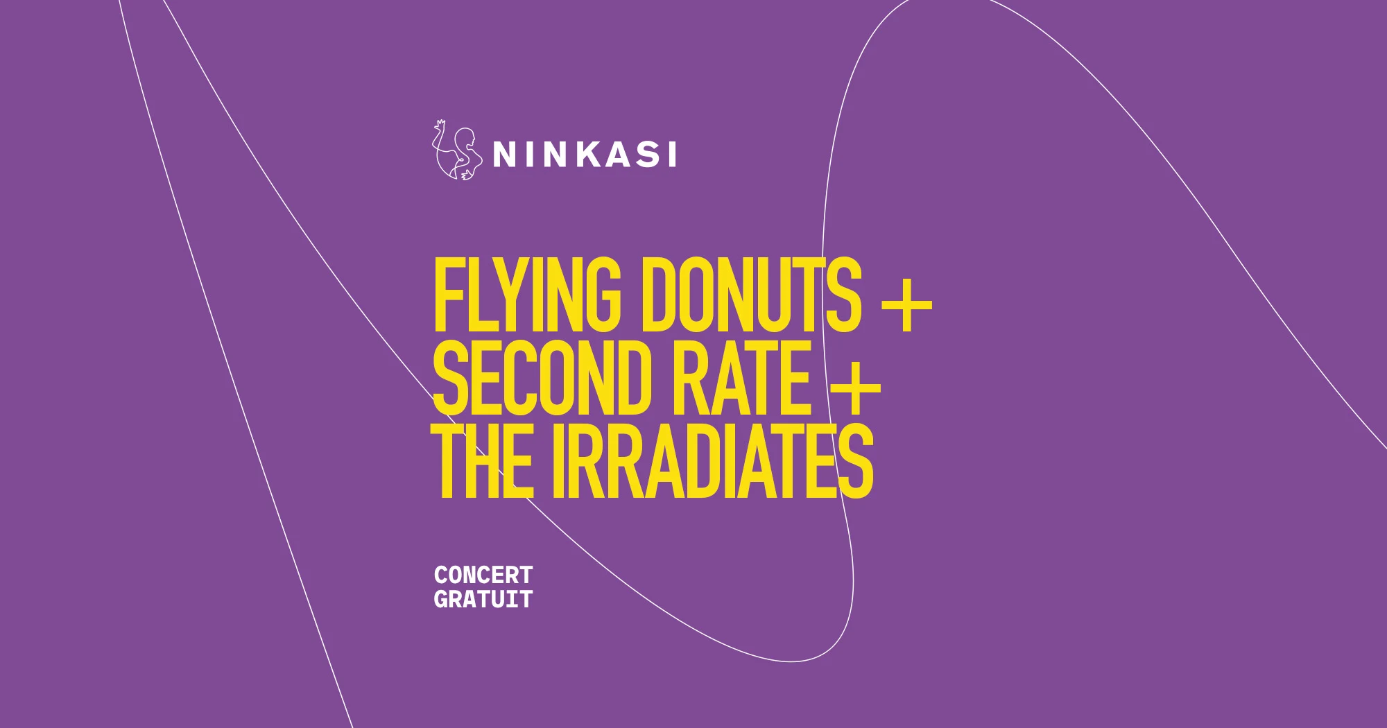 Flying Donuts + Second Rate + The Irradiates Cover