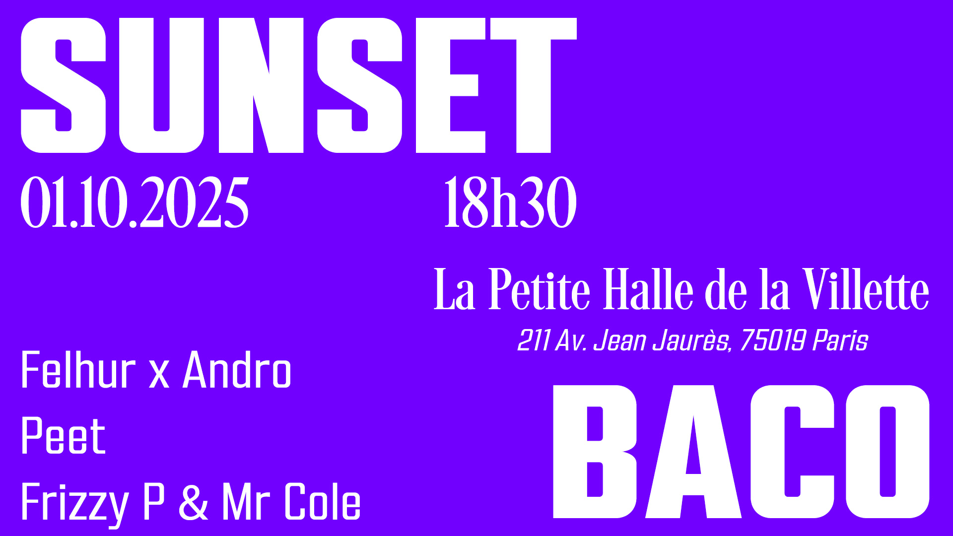 Sunset Baco#2 Cover