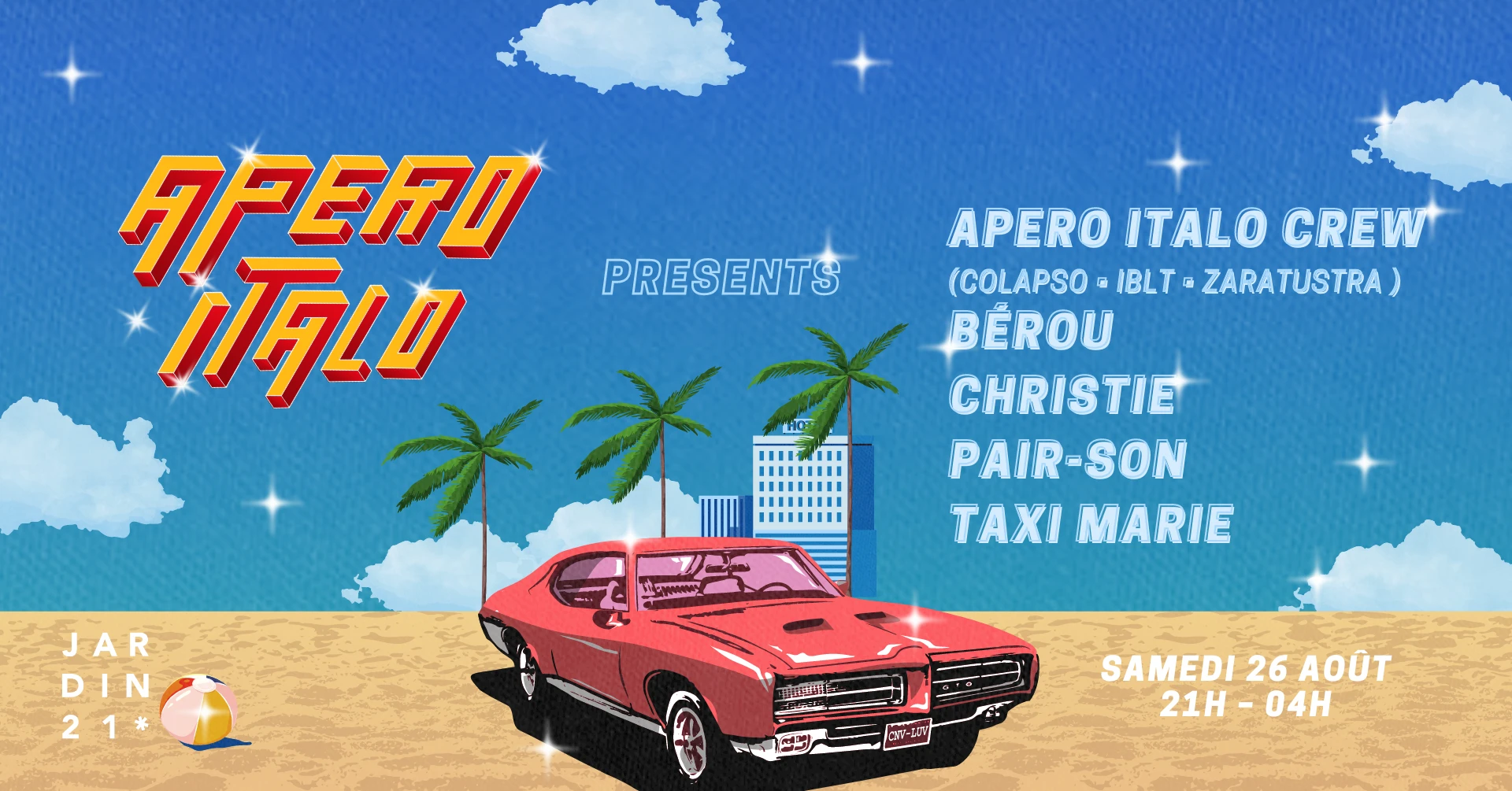Apero Italo: Christie • Bérou • Pair-Son • Taxi Marie & More Cover