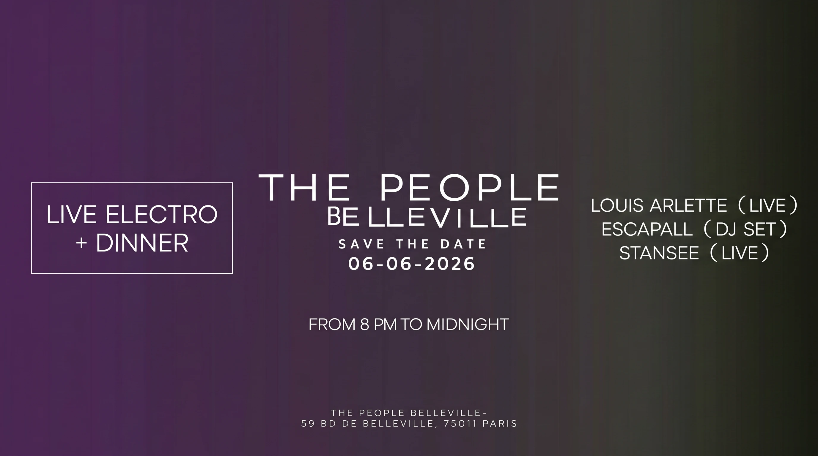 Louis Arlette Invite Escapall & Stansee Cover
