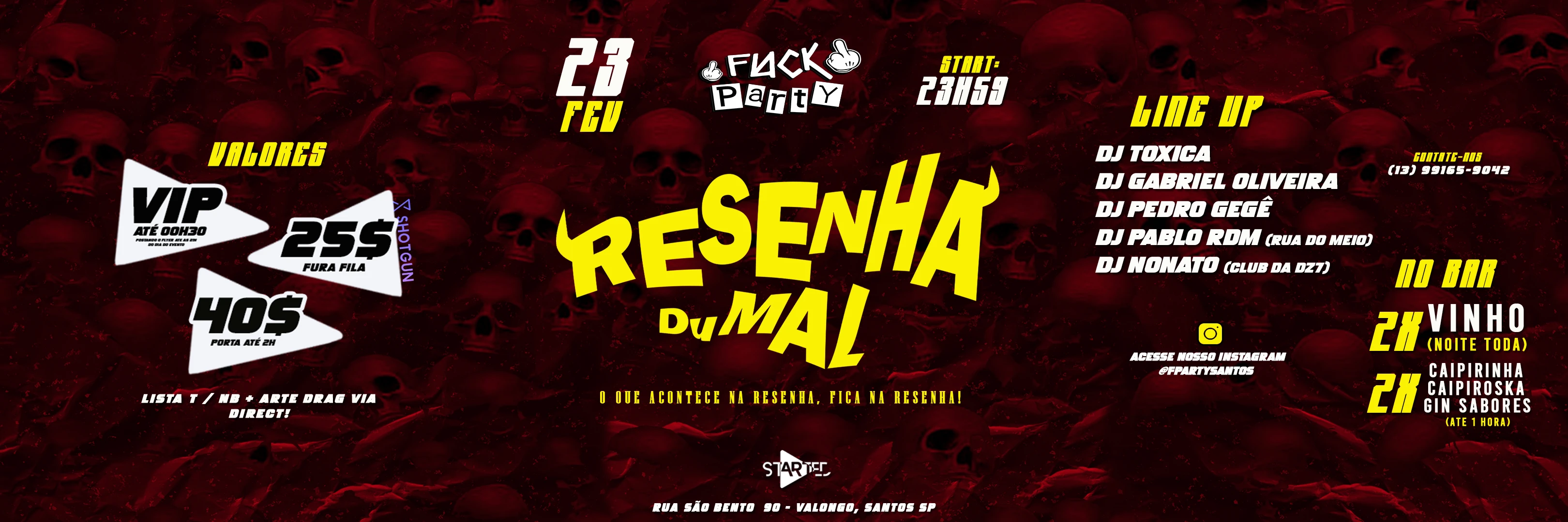 #27 Resenha Du Mal // @Fpartysantos @Startedbarsantos Cover
