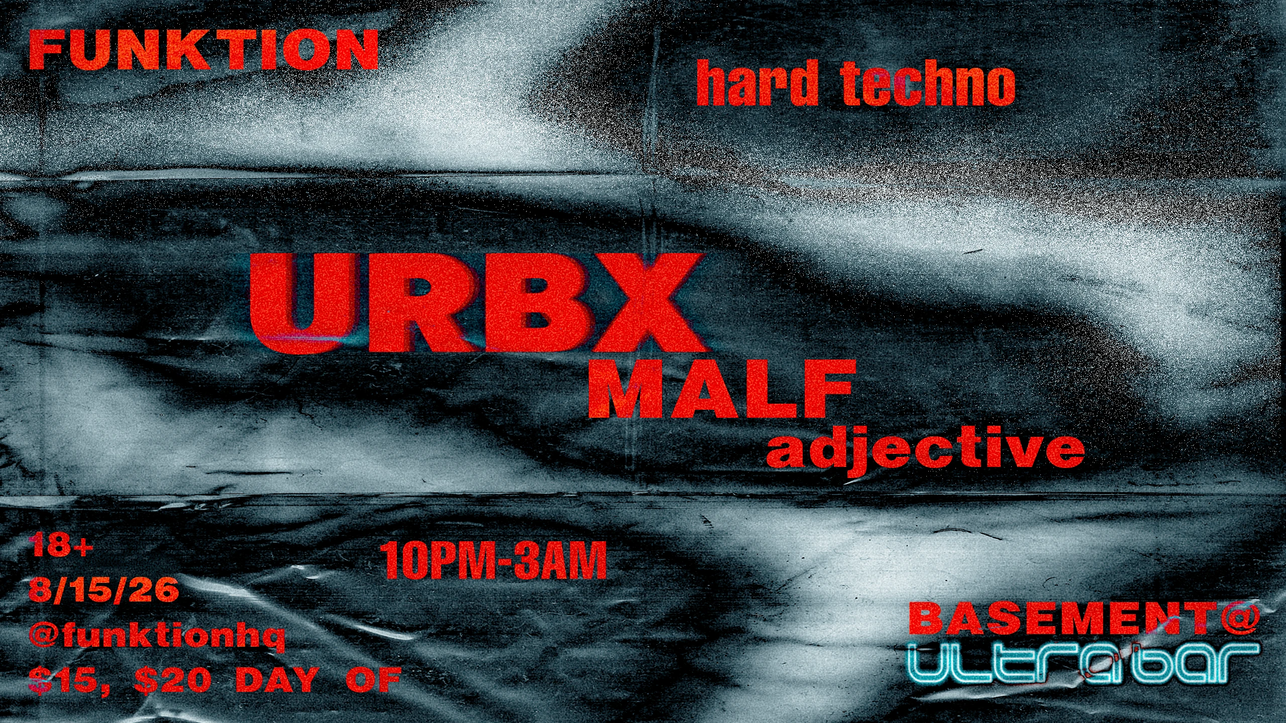 Funktion: Techno Night Cover