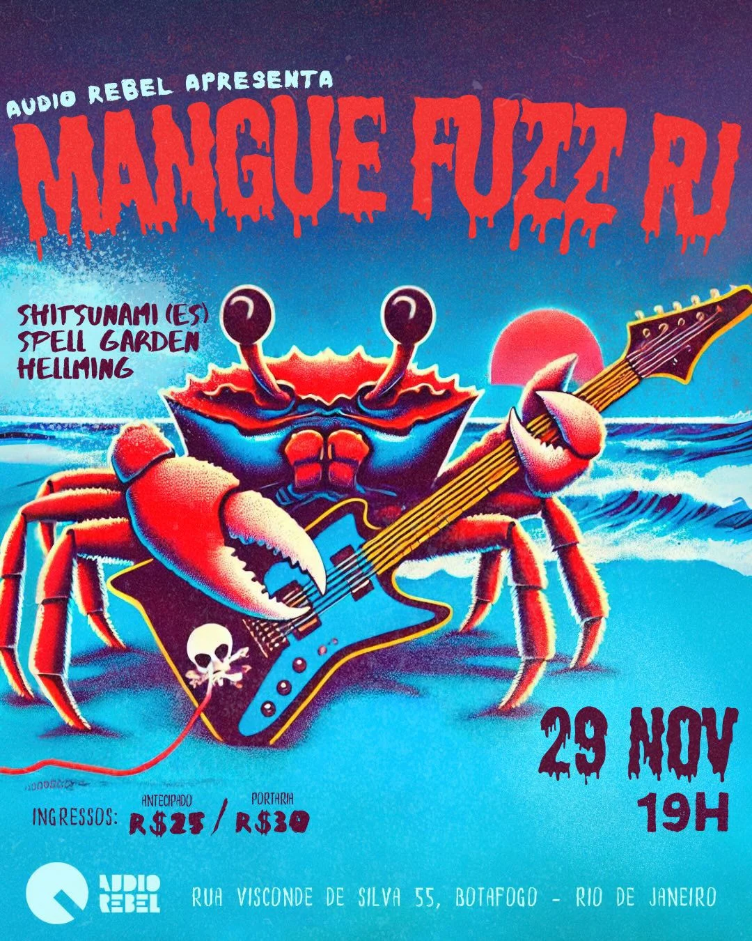 Mangue Fuzz Rio De Janeiro Na Audio Rebel Cover