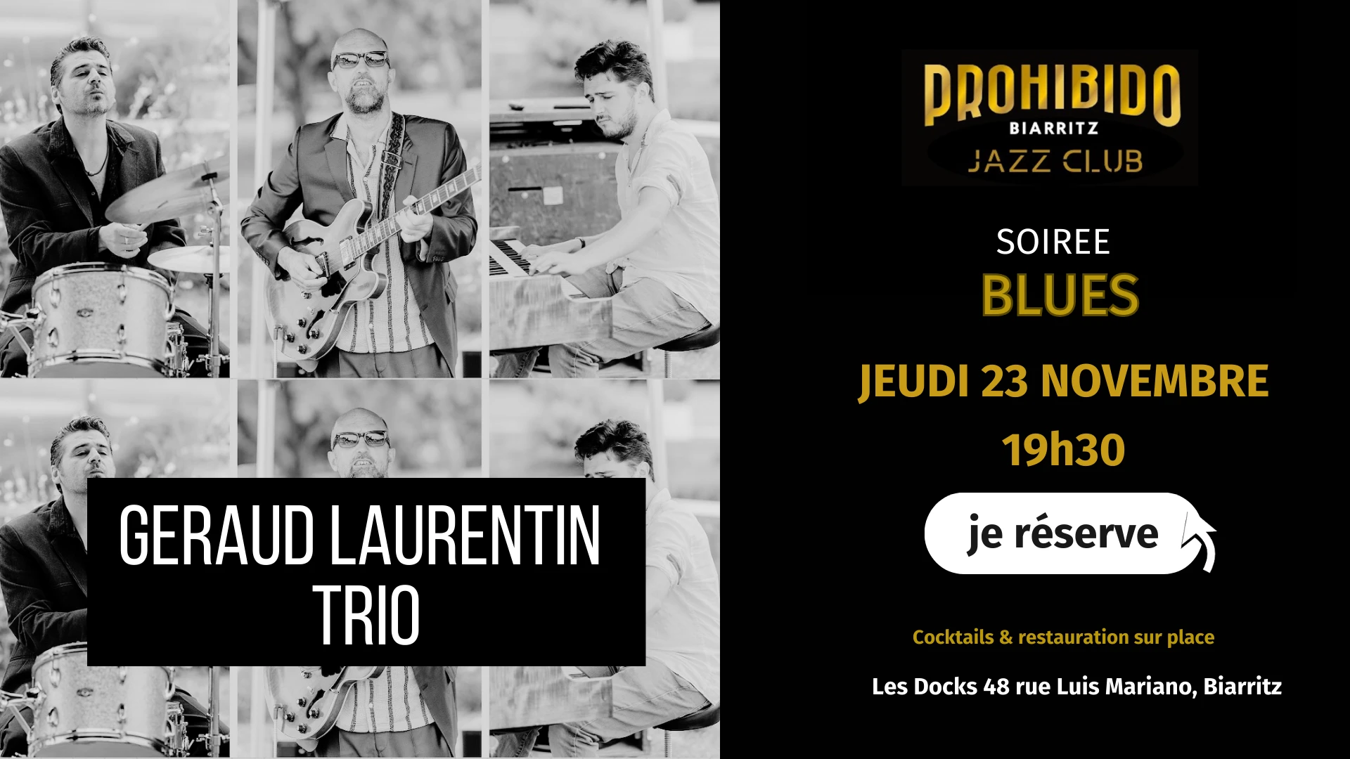 Soirée Geraud Laurentin Trio Cover