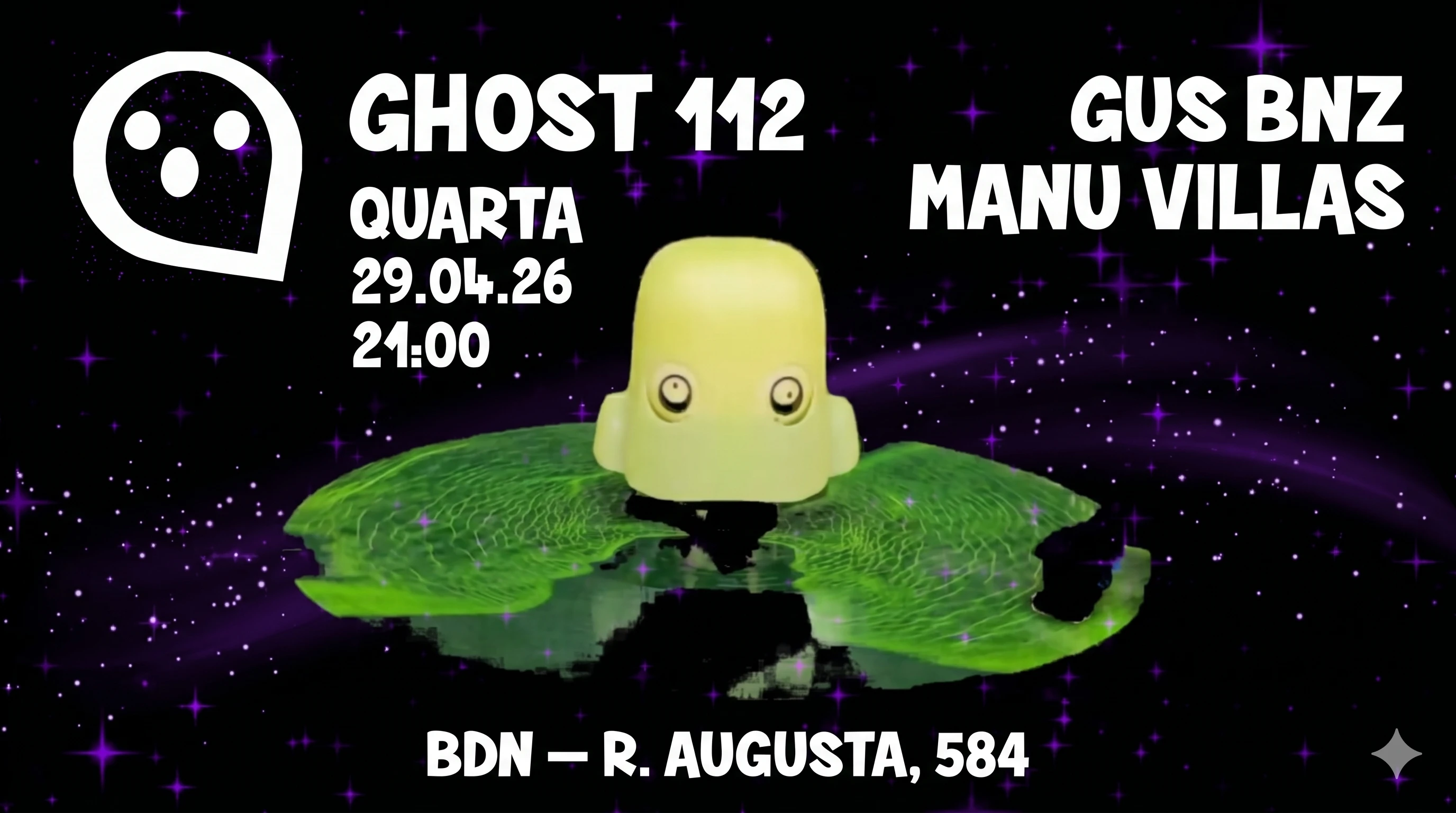 Ghost #112 — Gus Bnz & Manu Villas Cover