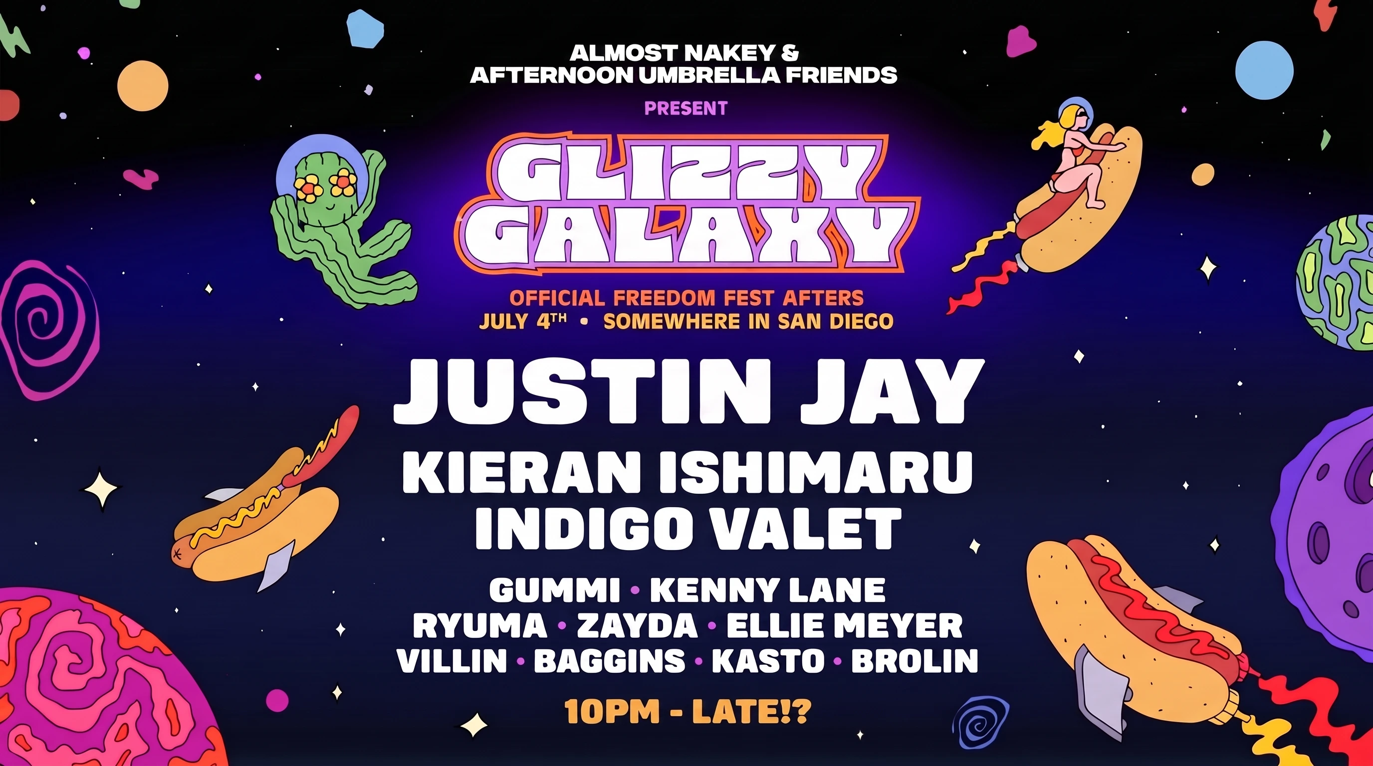 Glizzy Galaxy: Official Freedom Fest Afters Cover