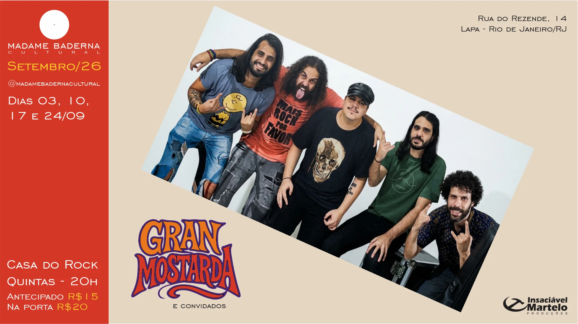 Casa Do Rock: Granmostarda Convida - Semana 1 Cover