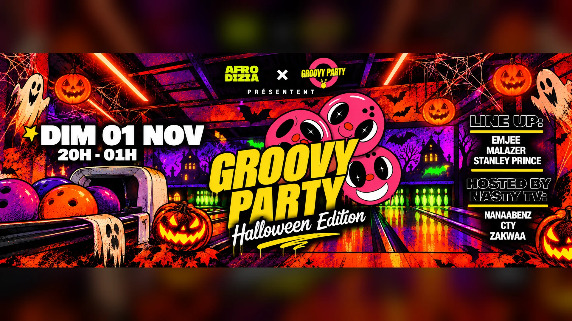 Groovy Party X Afrodizia - Halloween Edition Xxl Cover