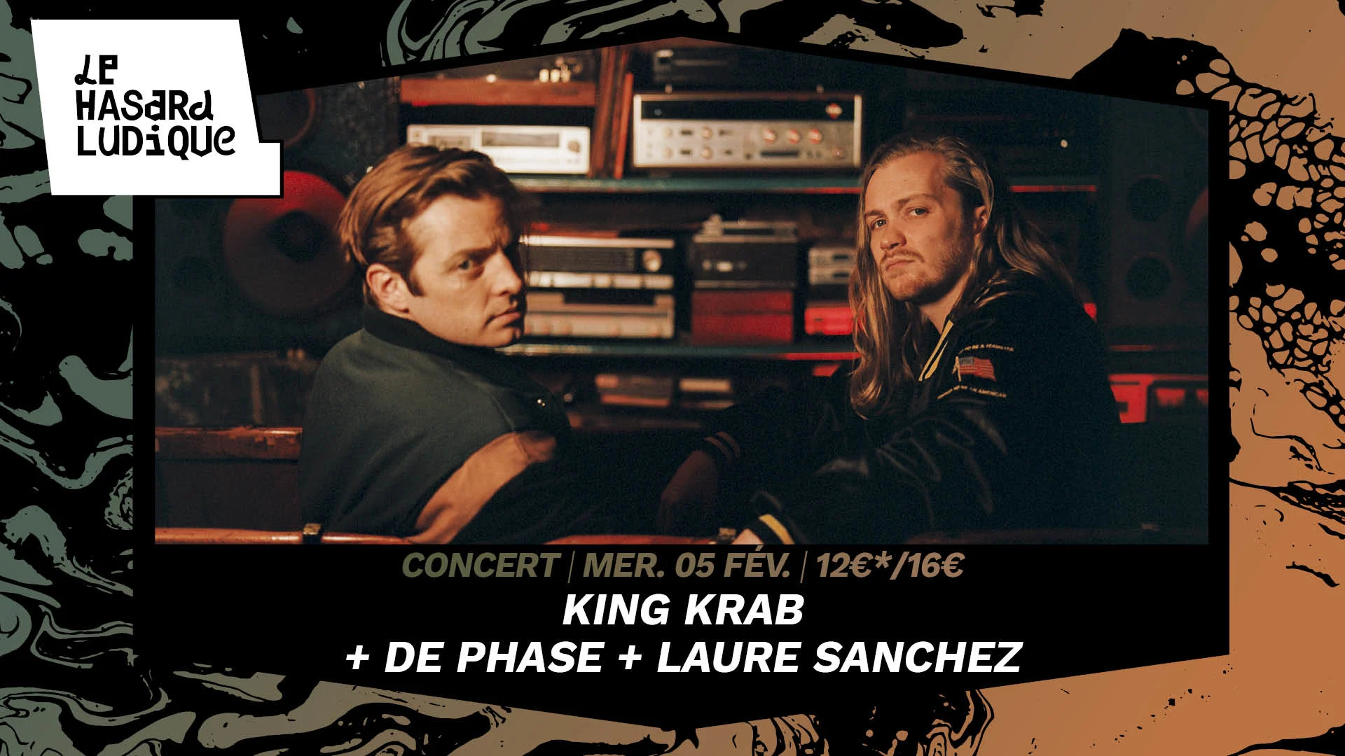 King Krab + De Phase + Laure Sanchez Cover