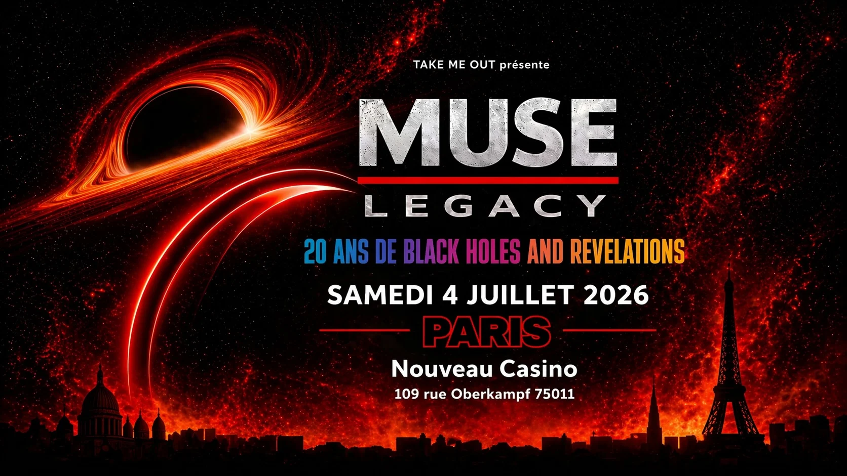 Muse Legacy : Live 20 Ans De Black Holes And Revelations Cover