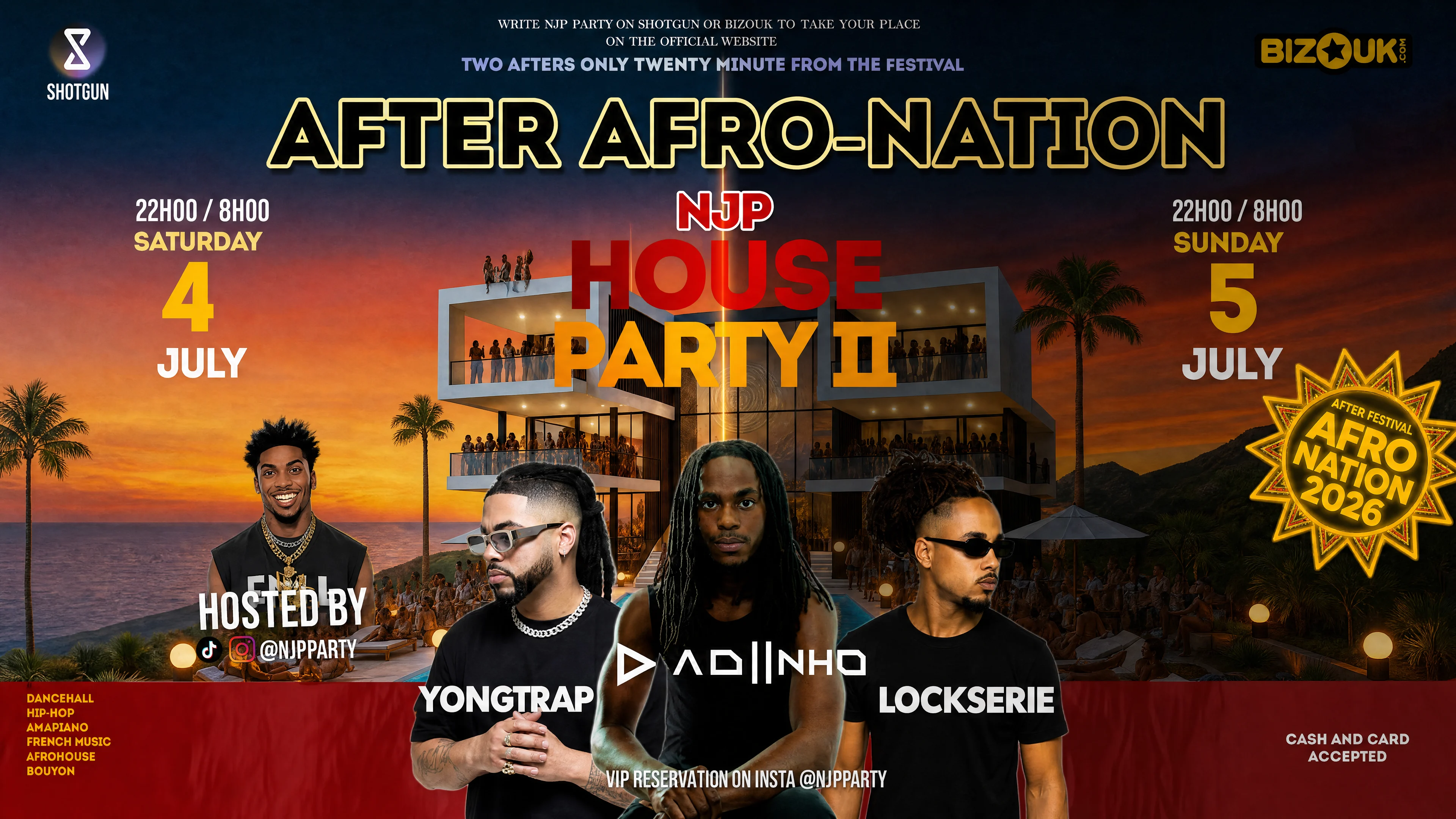 Njp Party After Afro-Nation Cover