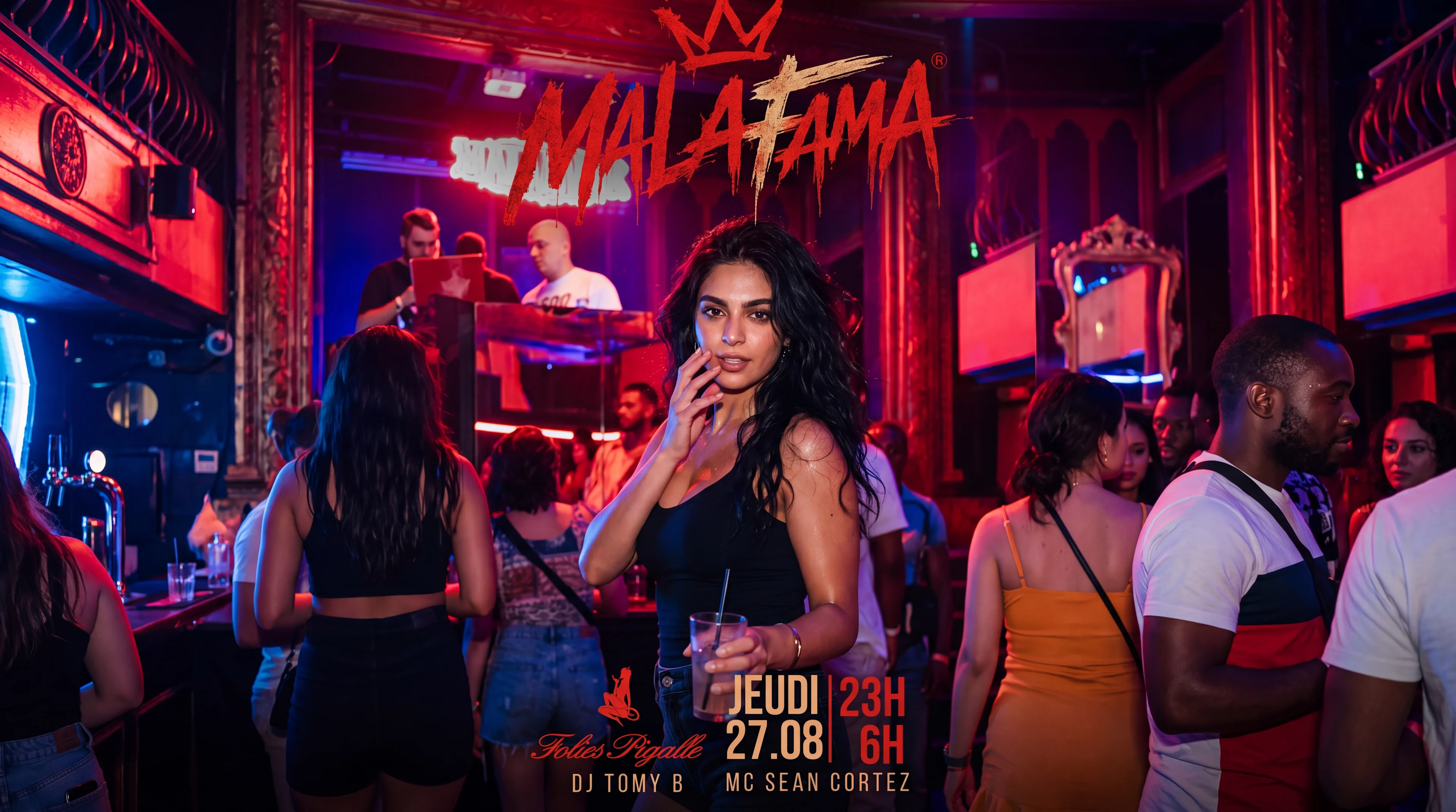 Malafama - Jeudi 27 Aout - Folies Pigalle Cover