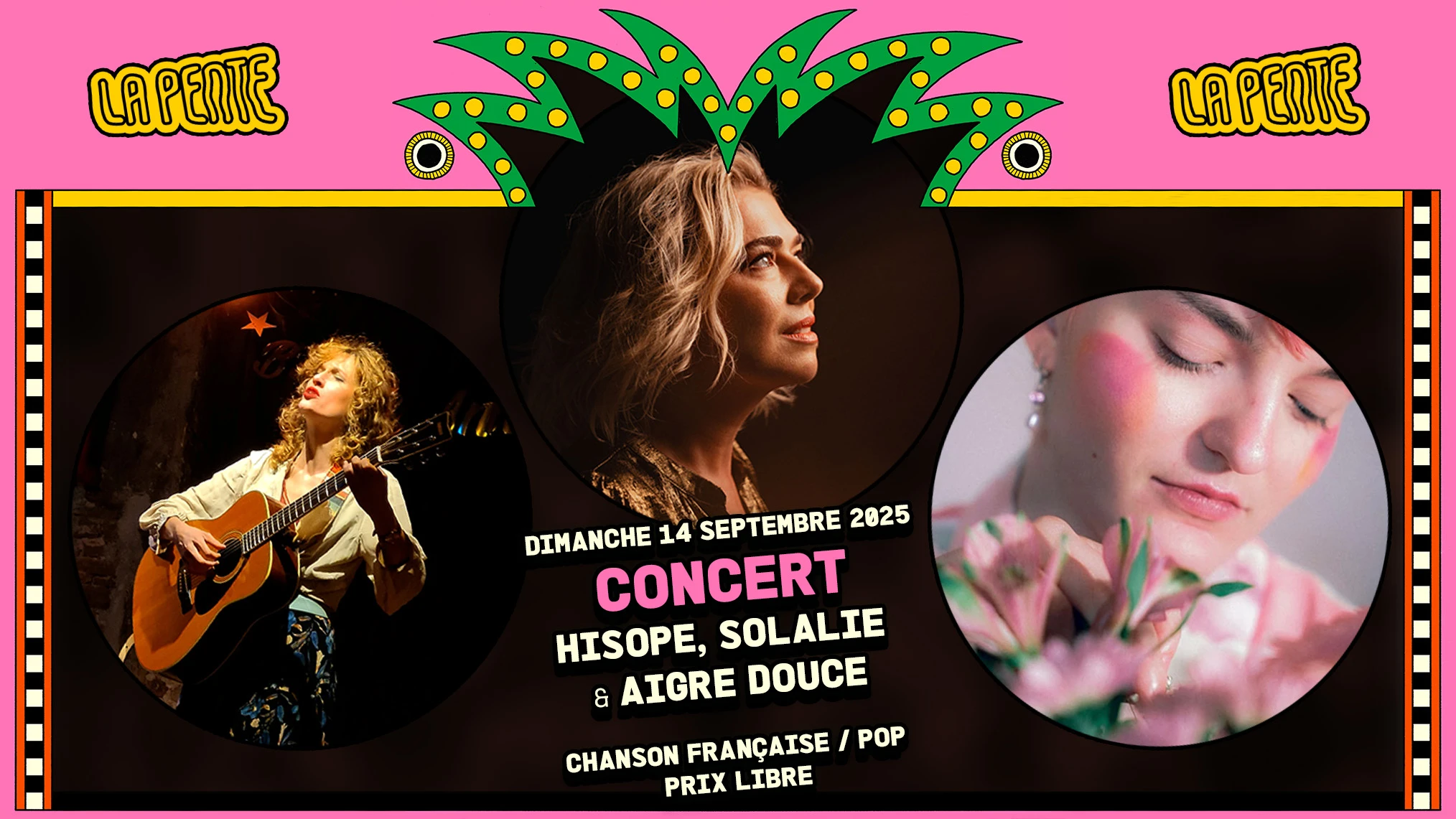 Concert : Hisope, Solalie & Aigre Douce Cover