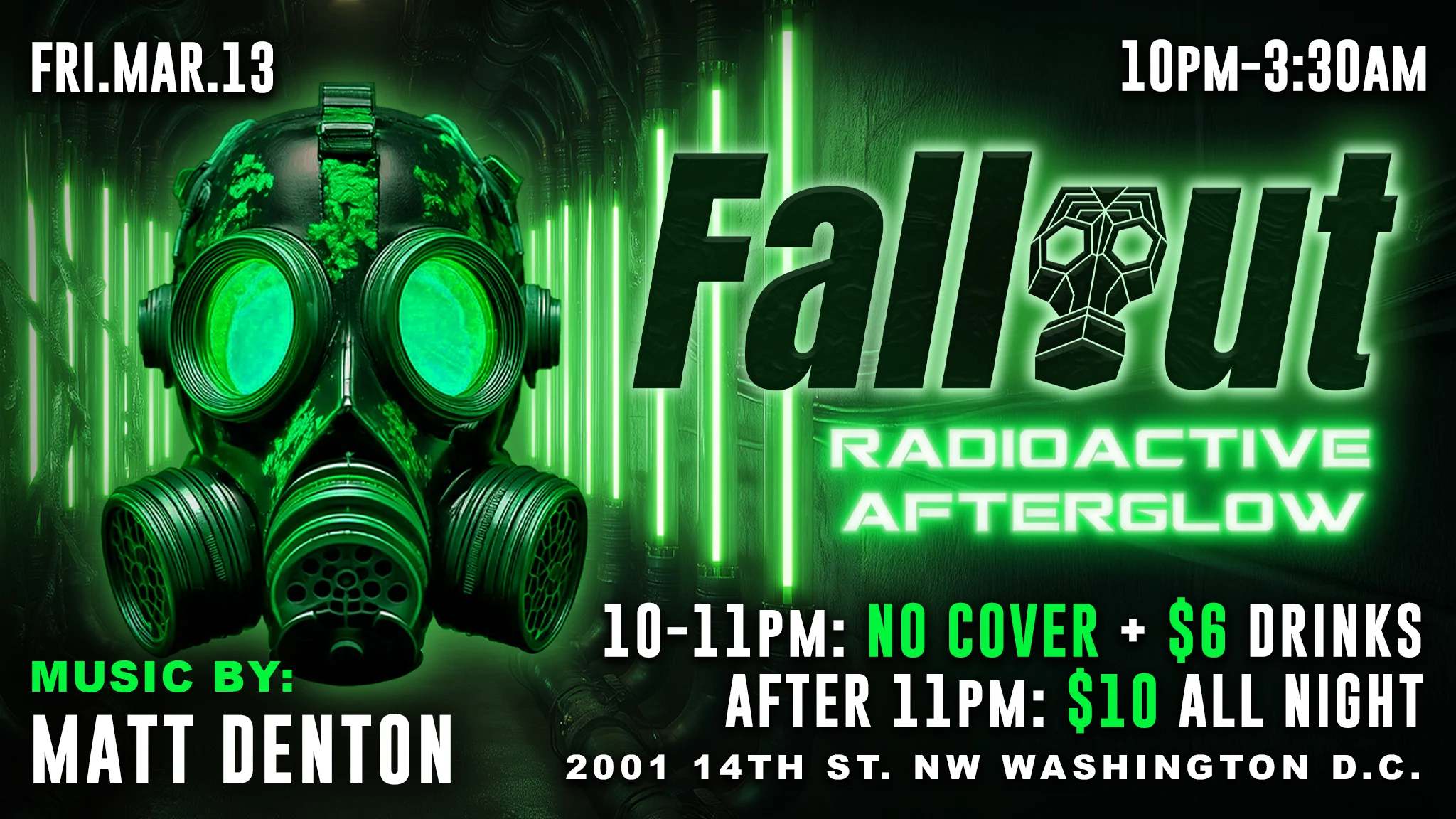 Fallout: Radioactive Afterglow With Matt Denton (Nyc) Cover