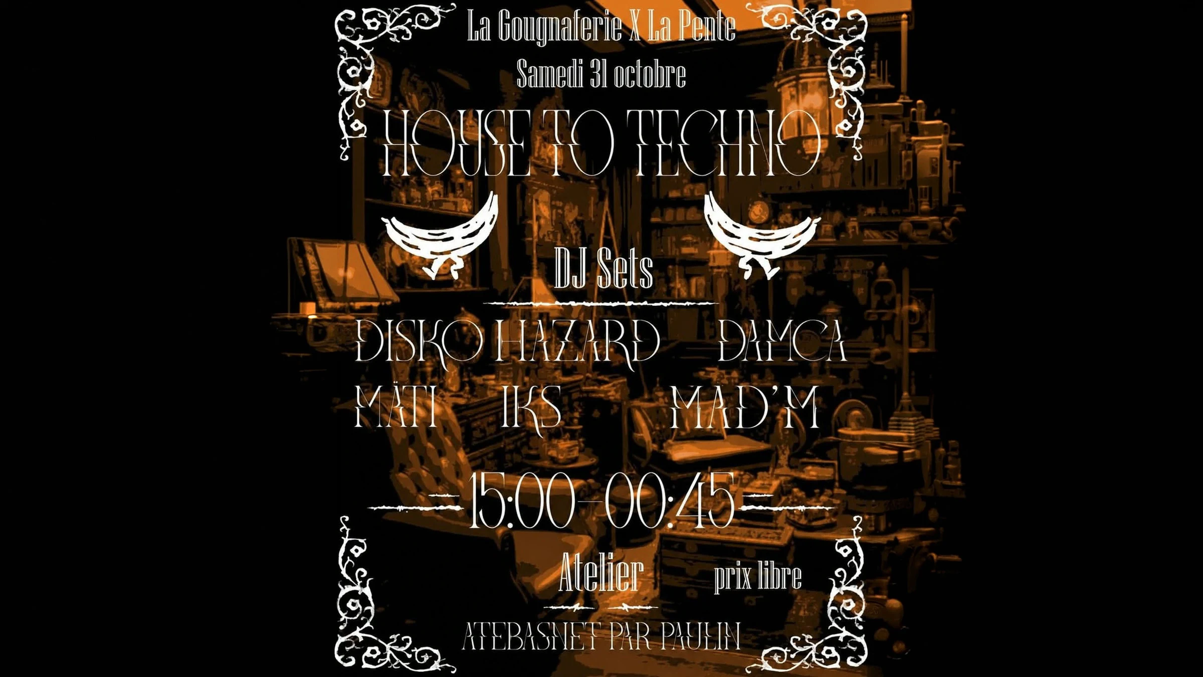 Halloween Party Avec La Gougnaferie [House To Techno] Cover