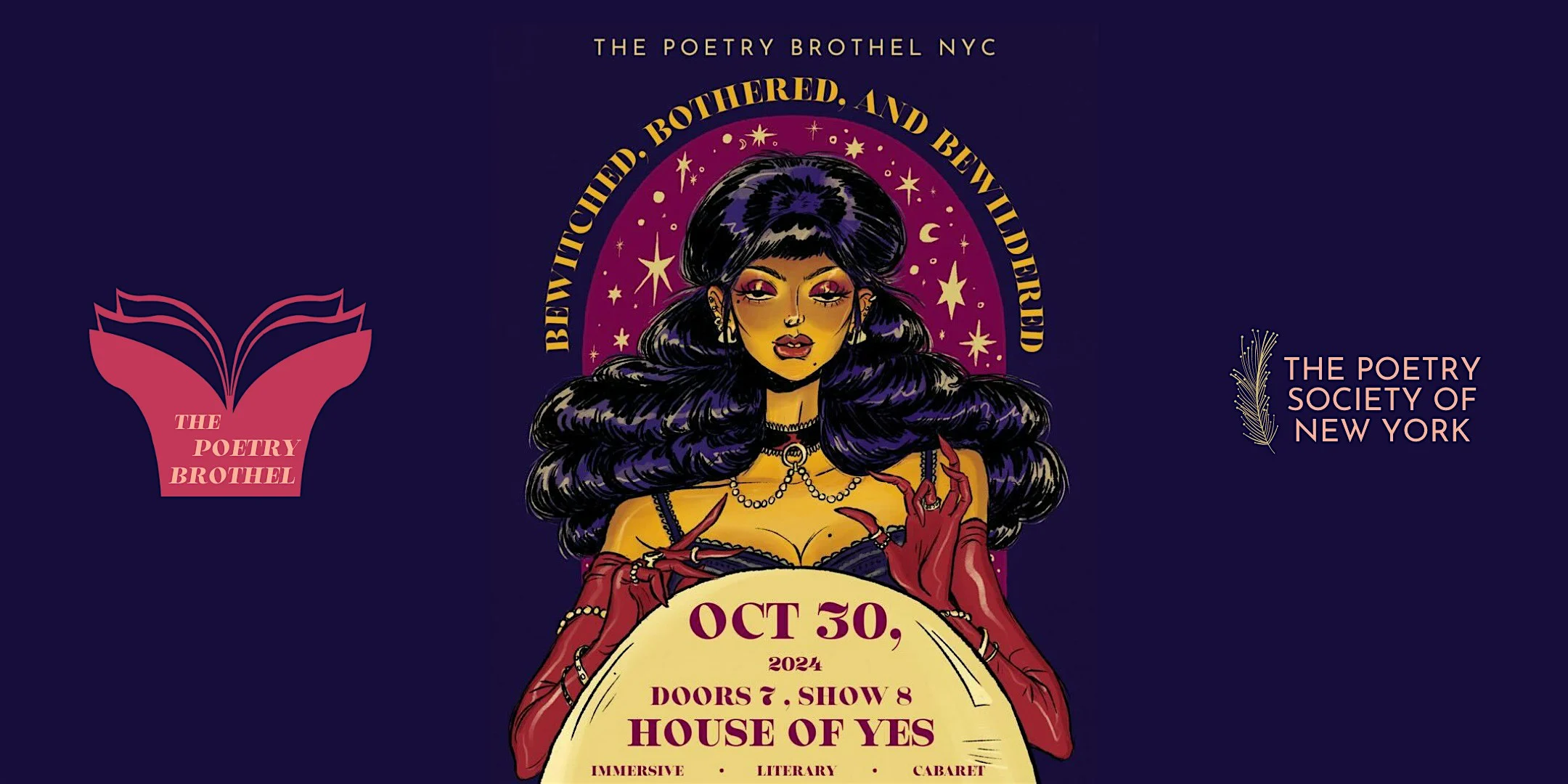 The Poetry Brothel Nyc: Bewitched, Bothered, And Bewildered Cover