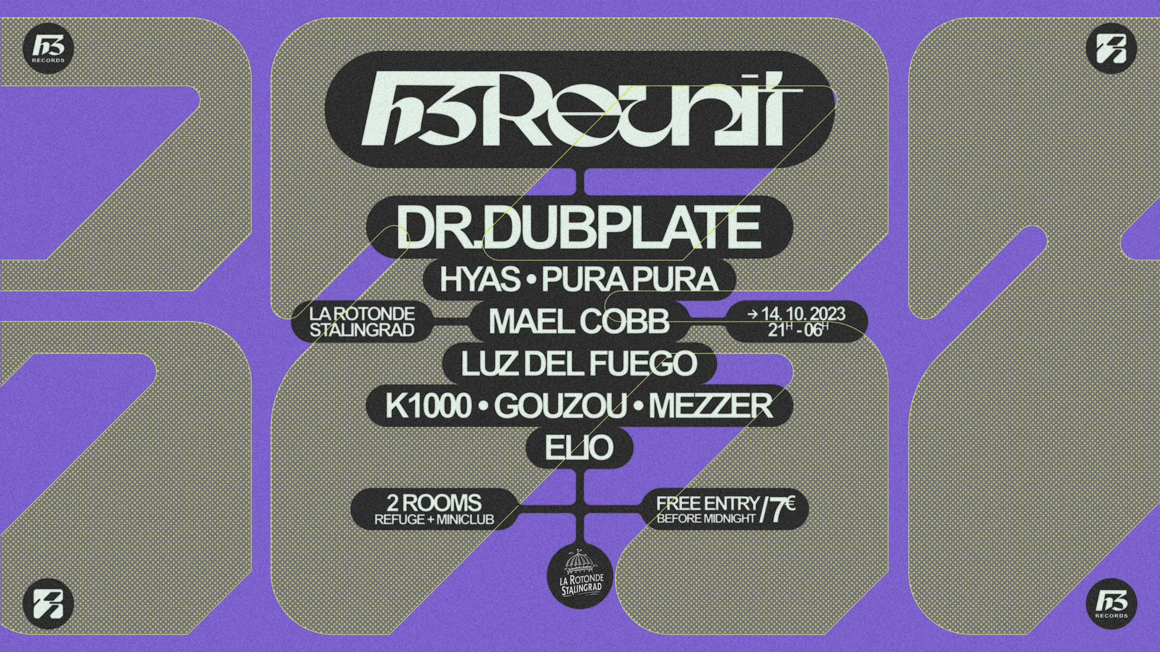 H3 Reunite // Dr.Duplate, Hyas, Pura Pura ... Cover
