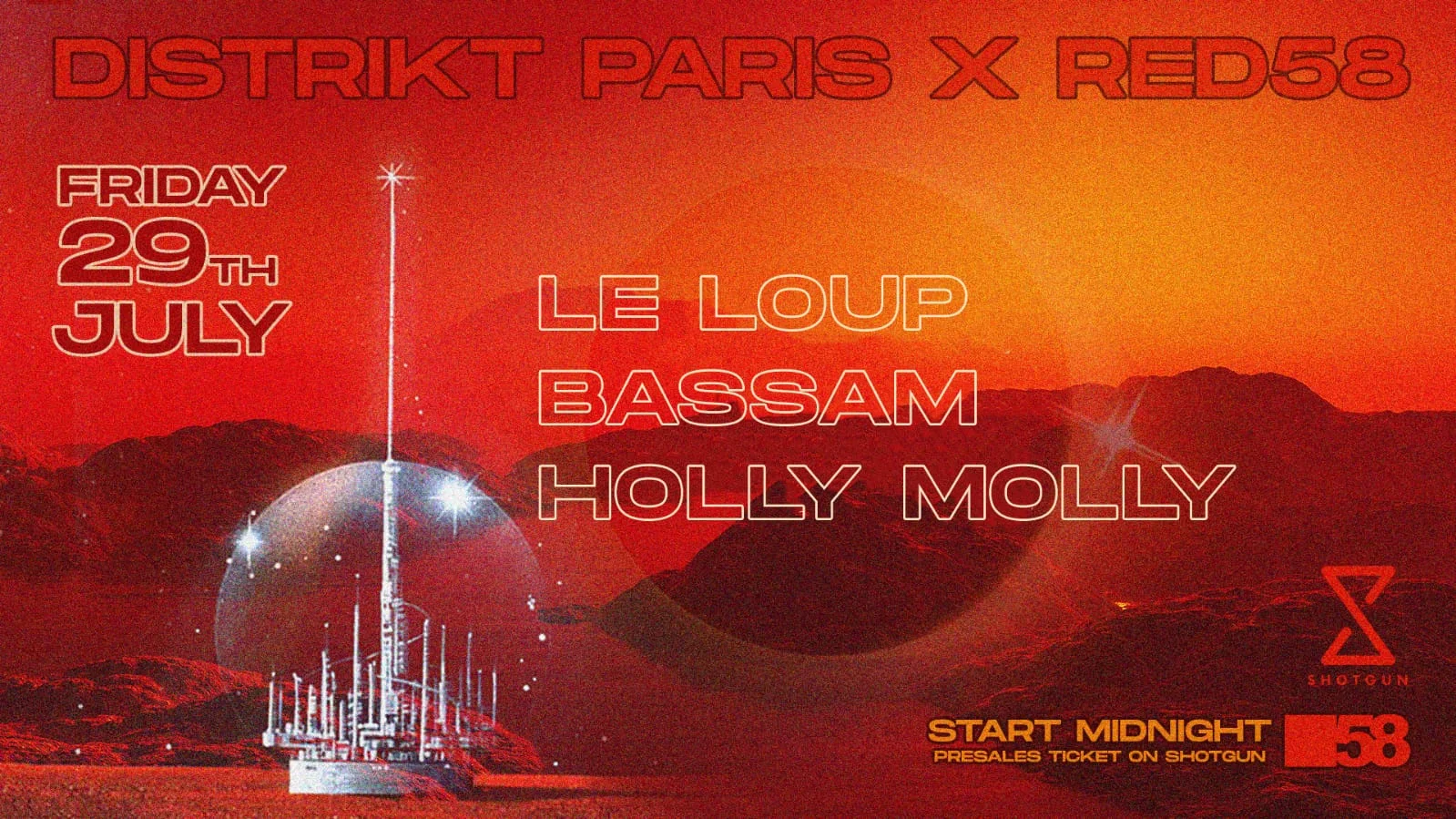 Distrikt Paris Showcase With Le Loup / Bassam / Holly Molly Cover