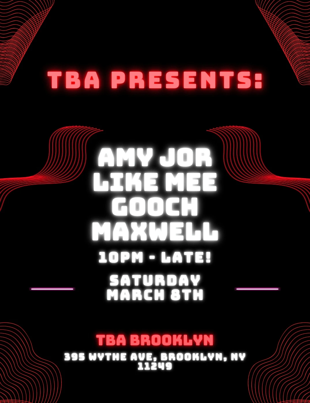Amy Jor, Like Mee, Gooch, Maxwell Cover