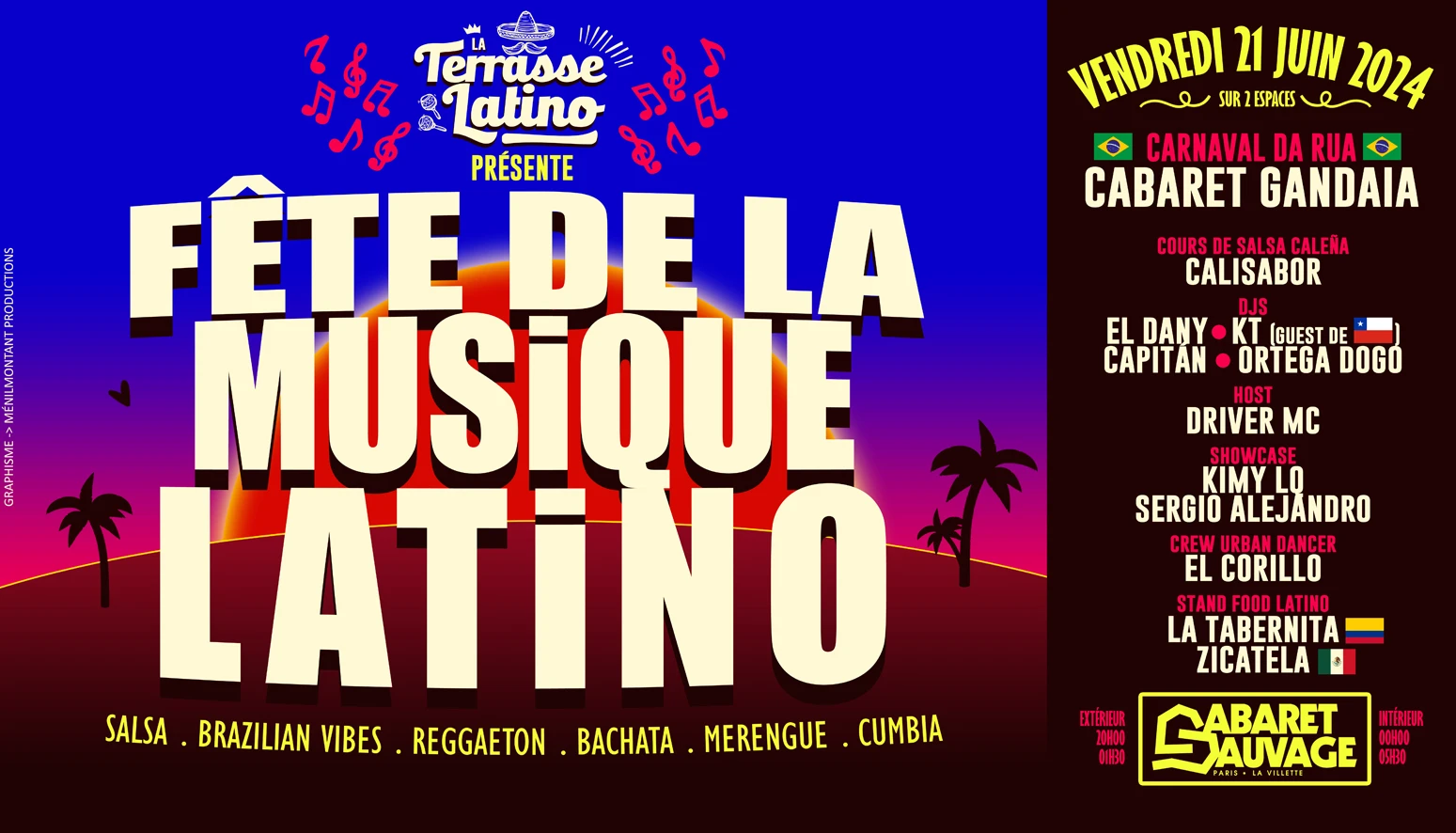 Fête De La Musique Latino Au Cabaret Sauvage Cover