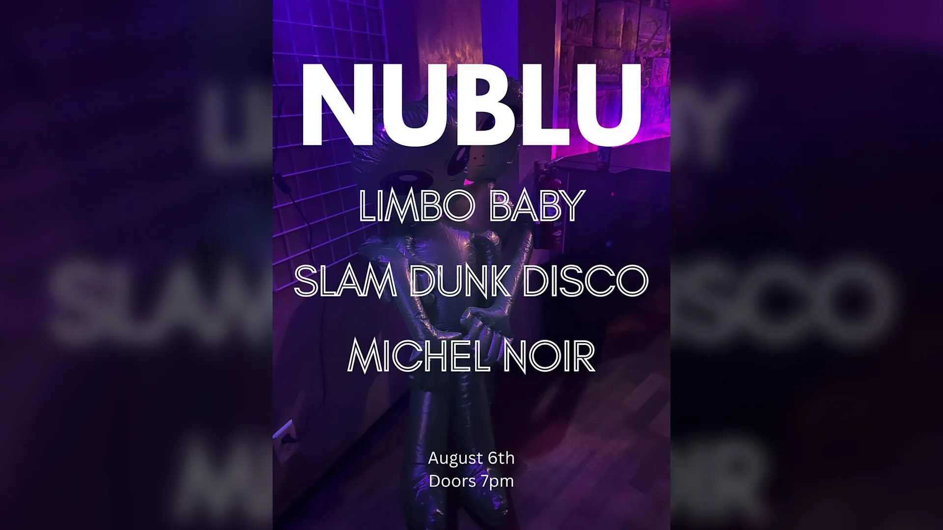 Limbo Baby, Slam Dunk Disco, Michel Noir Cover