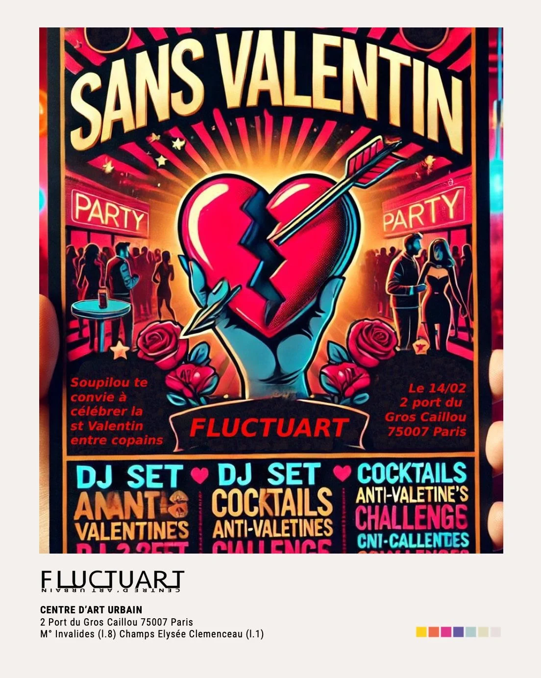 Sans Valentin : La Contre Soirée Sur Fluctuart Cover