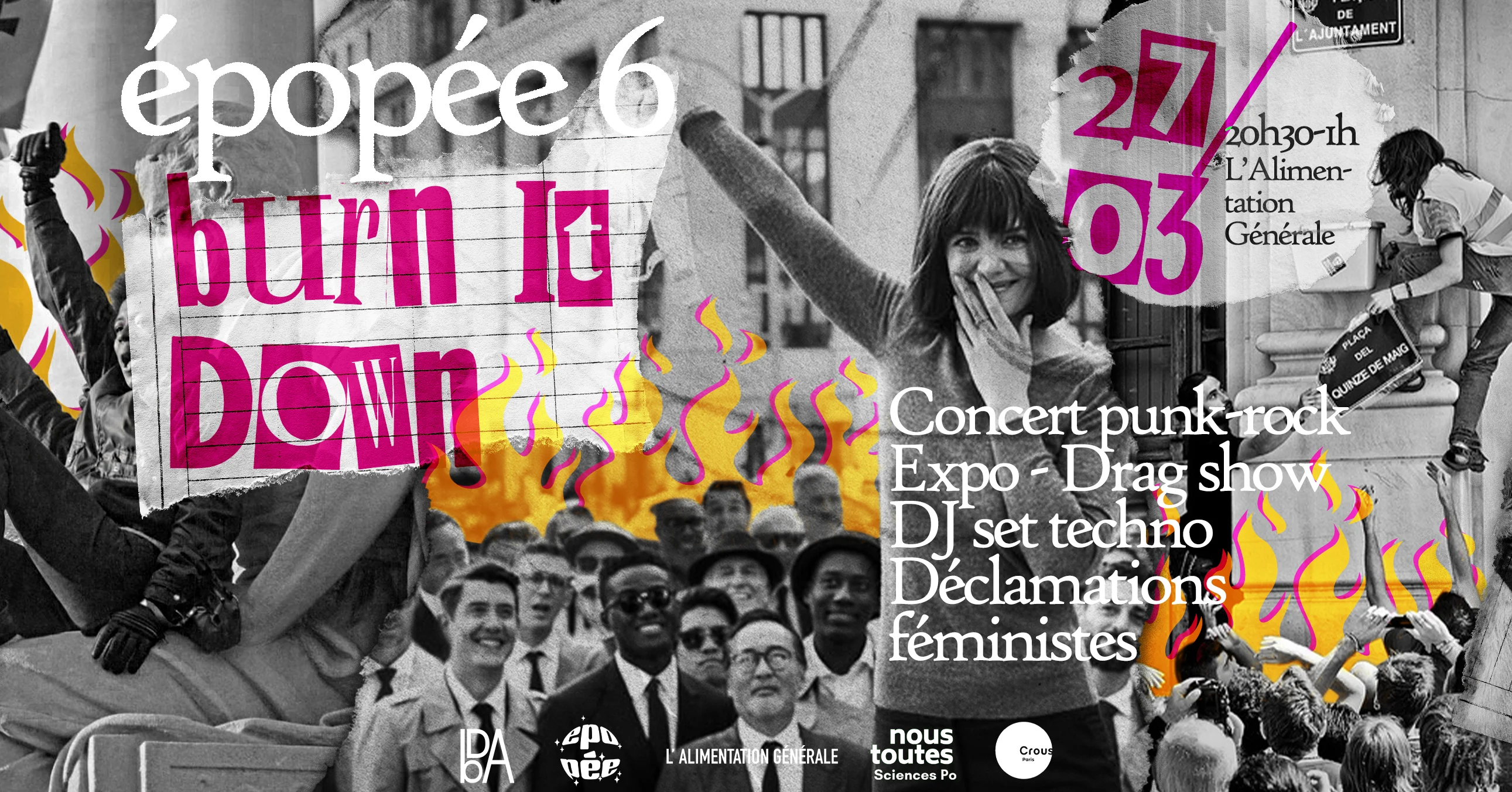 Epopée #6 : Burn It Down Cover