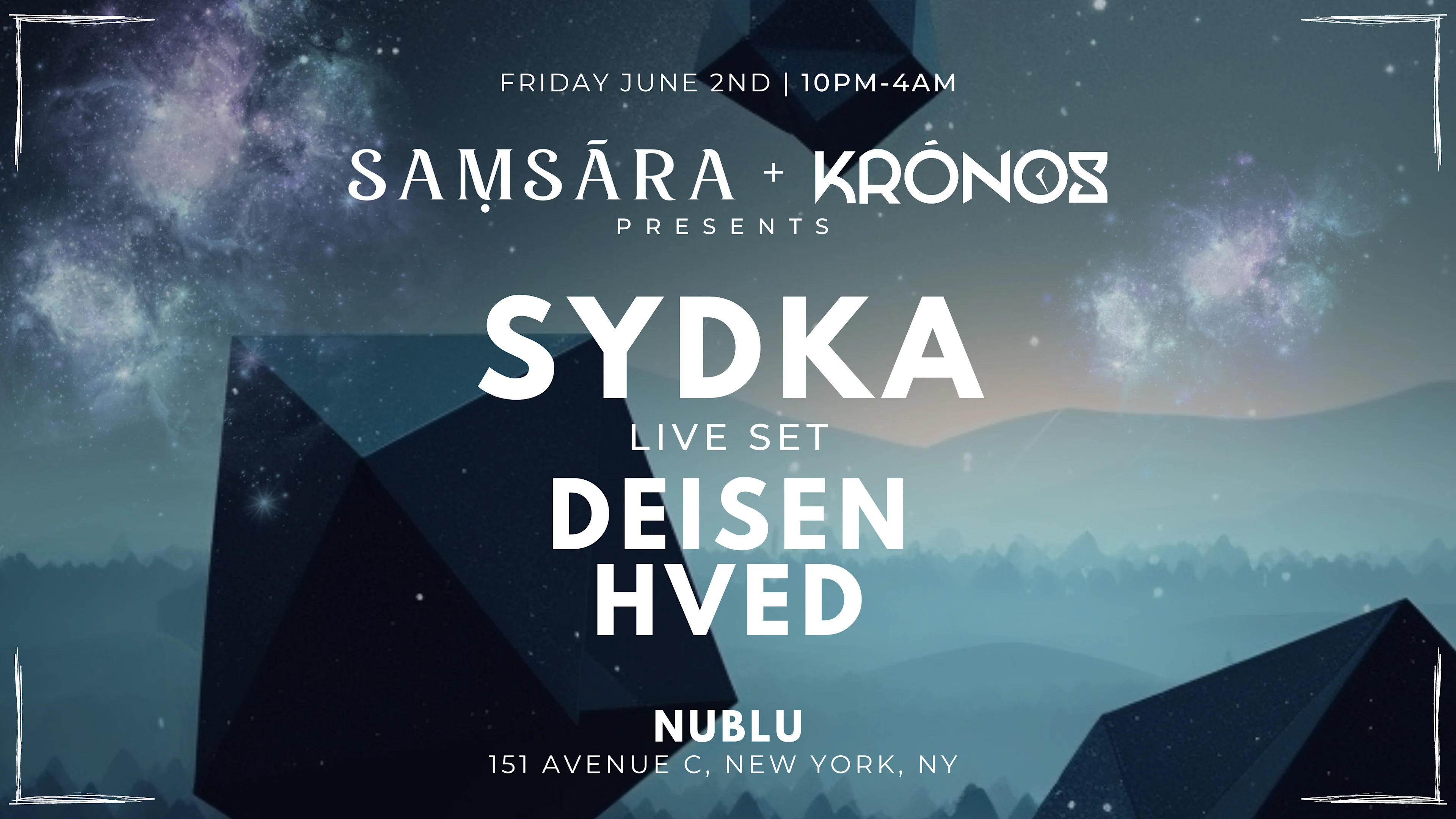 Sydka (Live Set) @ Nublu Presented By Samsara And Kronos Cover