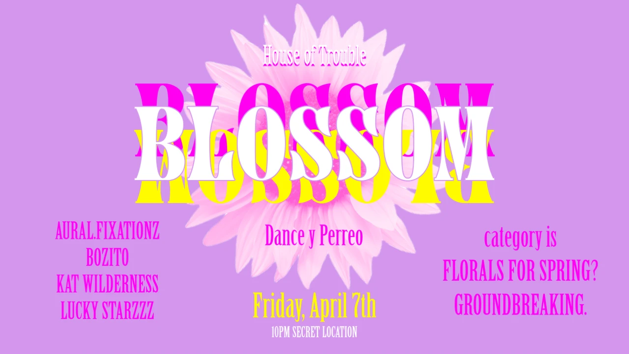 Blossom Perreo X Dance Party Cover