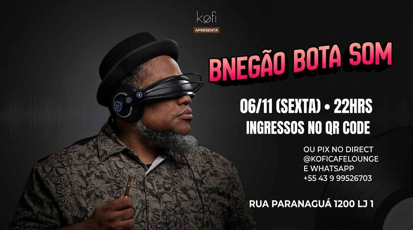 Bnegao Bota Som Ao Vivo No Kofi Café Cover
