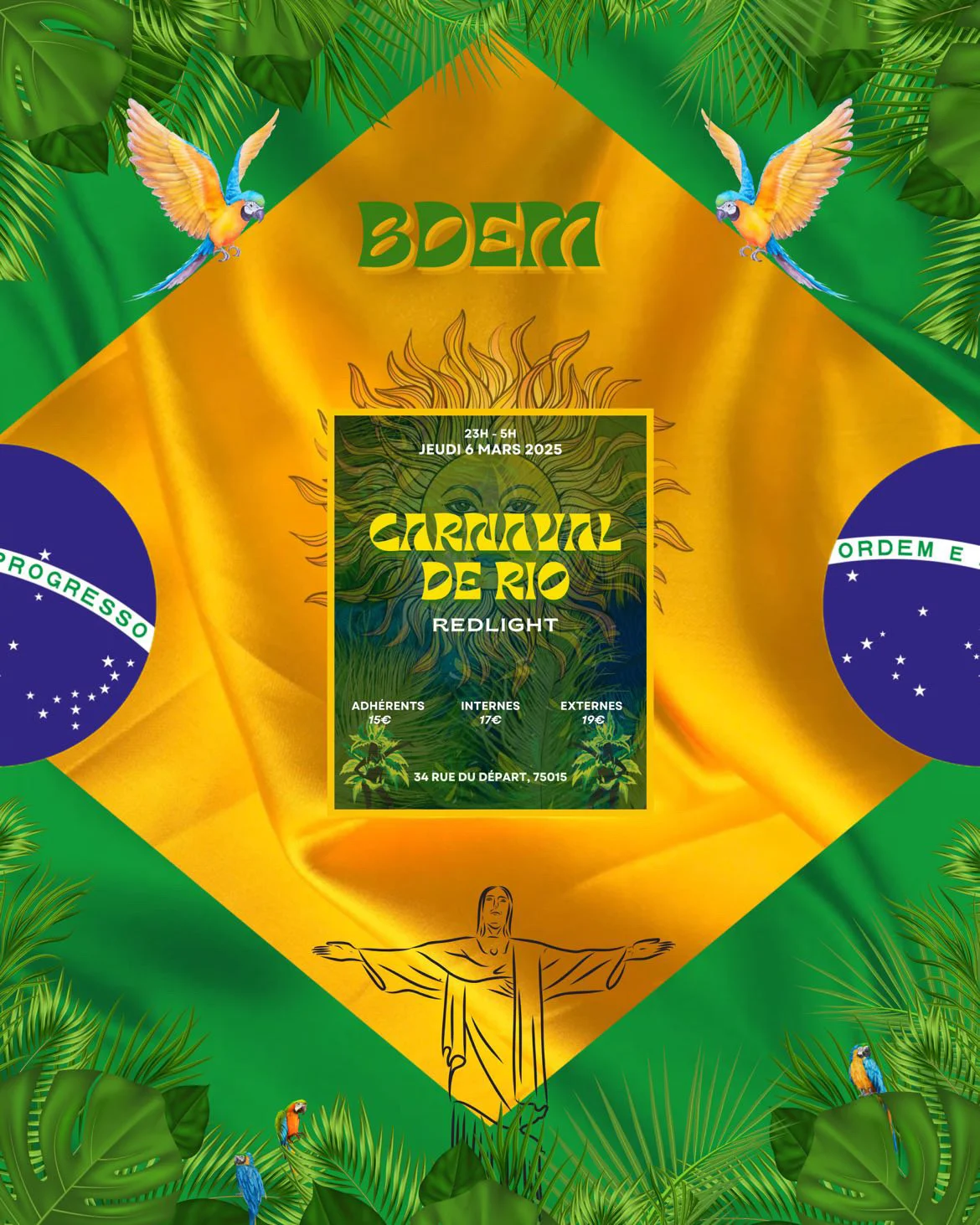 Soirée Carnaval Bdem Cover
