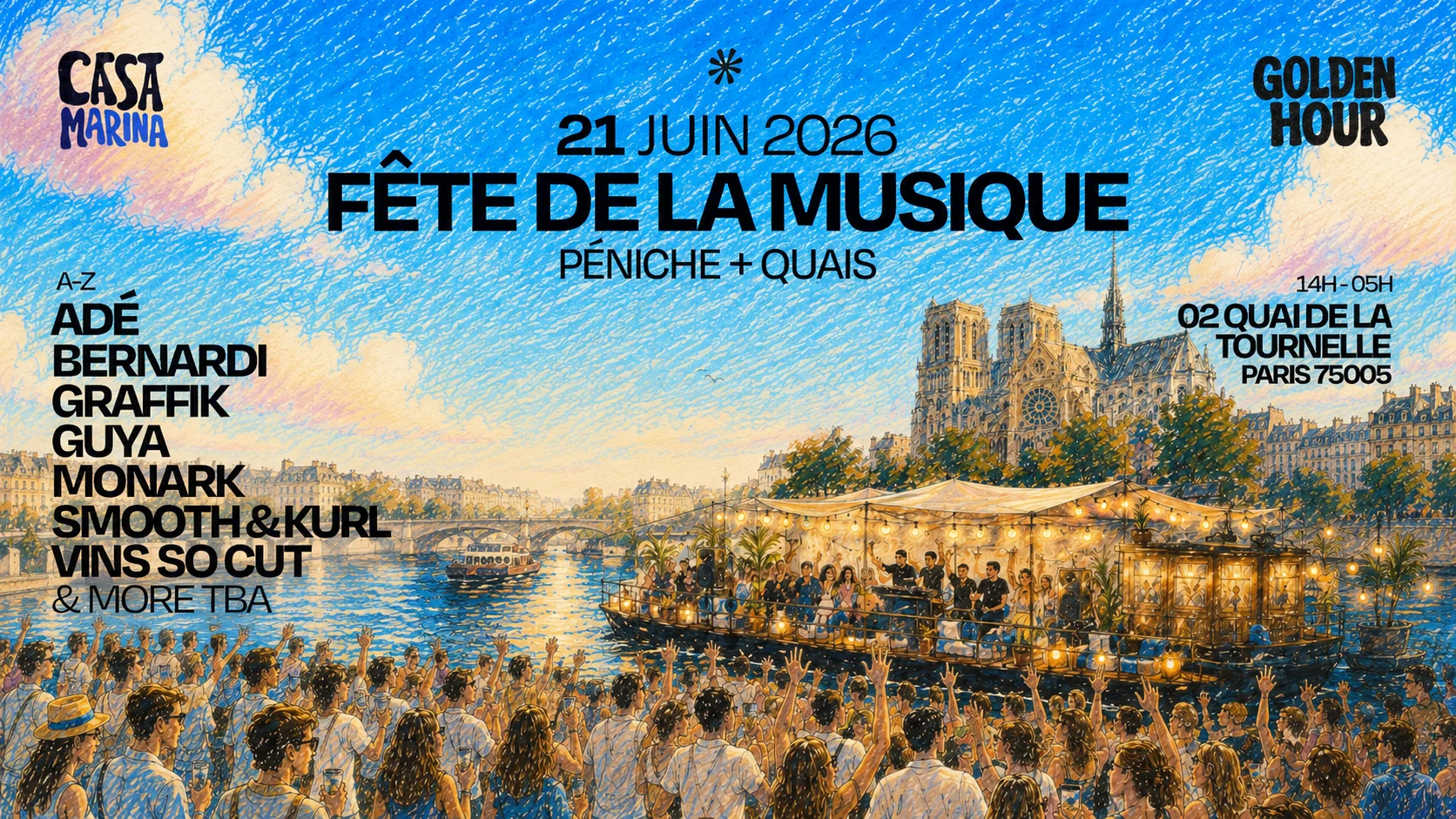 Goldenhour X Casa Marina : Fête De La Musique Cover