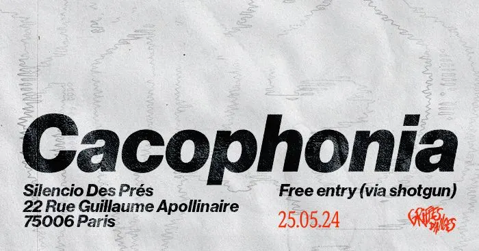 Cacophoni, Powered By Griffes D'anges Cover