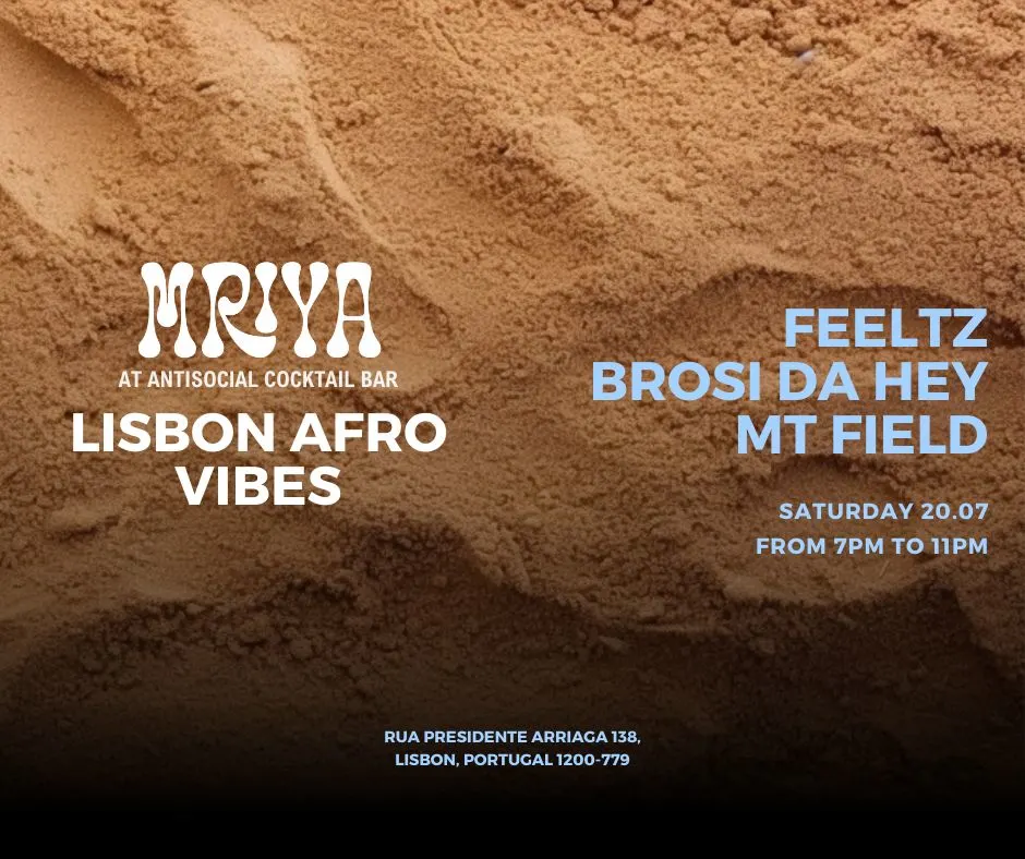 Lisbon Afro Vibes - Mt Field, Brosi Da Hey, Feeltz Cover